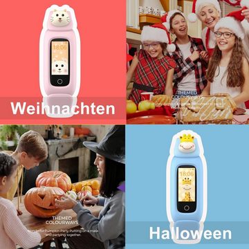 findtime Smartwatch (0,96 Zoll, Android, iOS), Kinder Fitnessuhr Schrittzähler Jungen Mädchen Smart Watch Schlafdaten