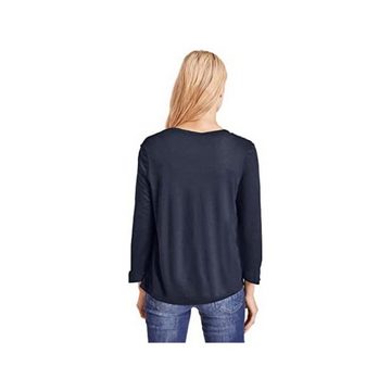 Cecil T-Shirt dunkel-blau (1-tlg)