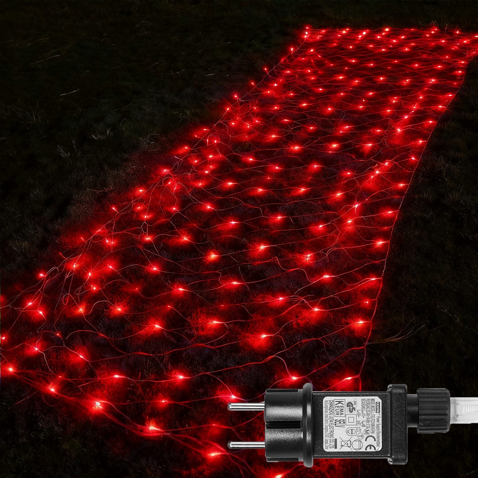 MUPOO LED-Lichternetz 96/144/200/660 LED Lichterketten Weihnachten Lichternetz