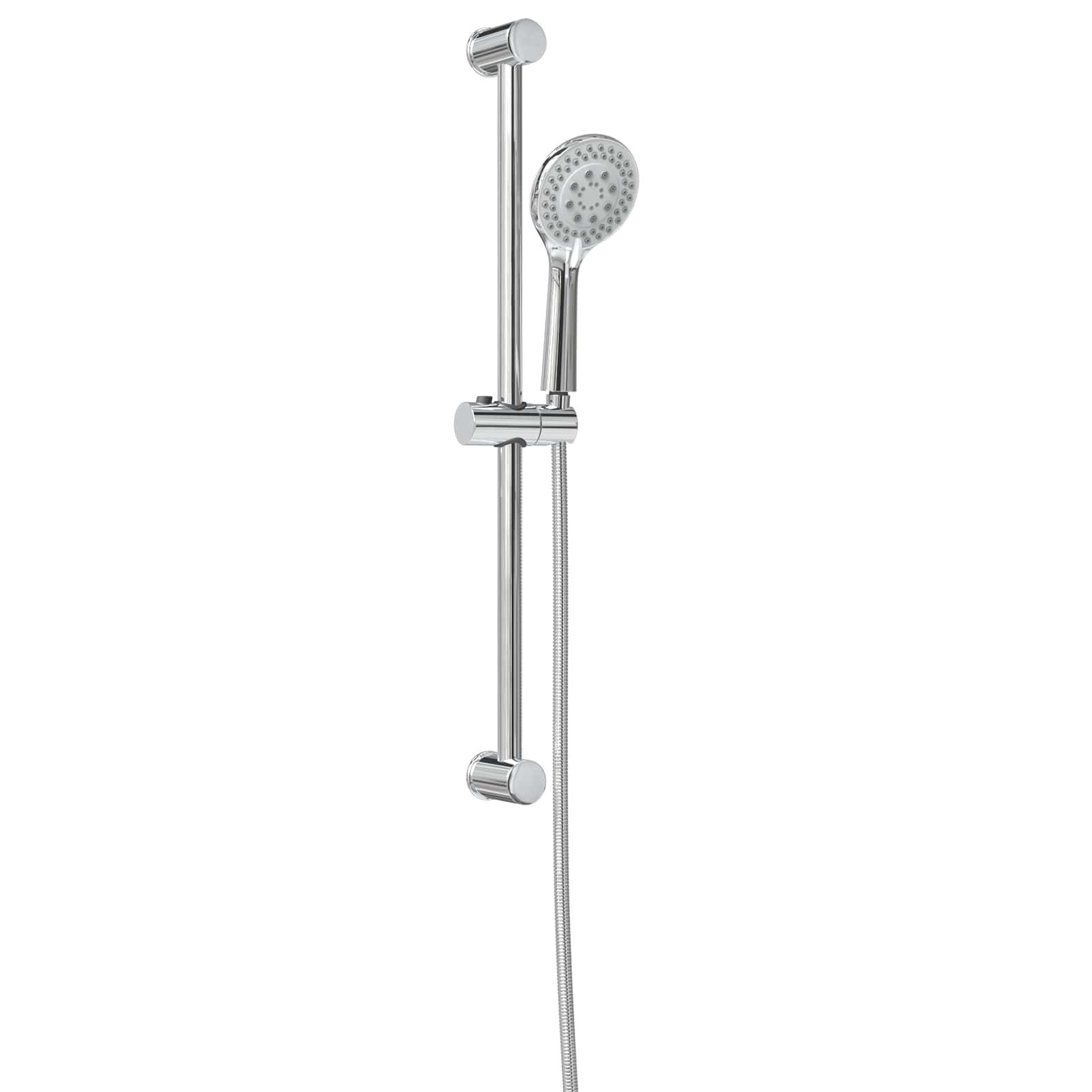 vidaXL Brauseschlauch Duschsystem-Set Chrom 70 cm ABS Kunststoff, (1 St)