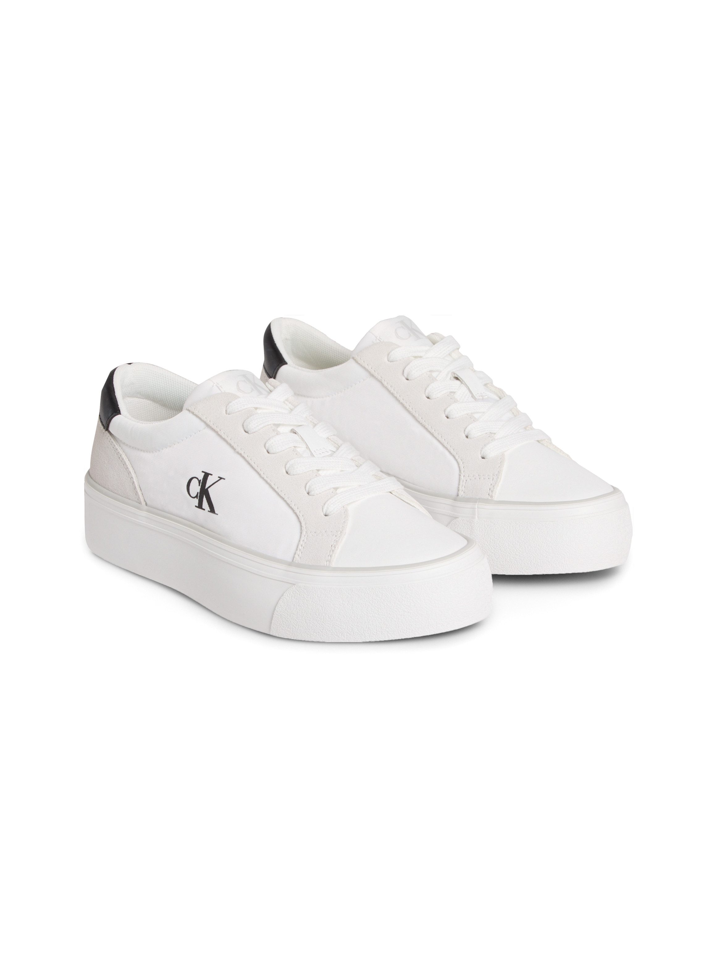 Calvin Klein Jeans VULC FLATFORM MG NYLON MIX Plateausneaker Schnürschuh, H günstig online kaufen
