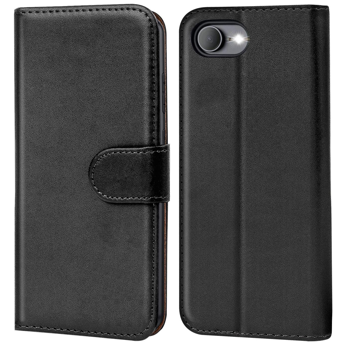 CoolGadget Handyhülle Wallet Klapp Tasche Book Case für iPhone 16e, Hülle Klapphülle Flip Cover Etui Schutzhülle