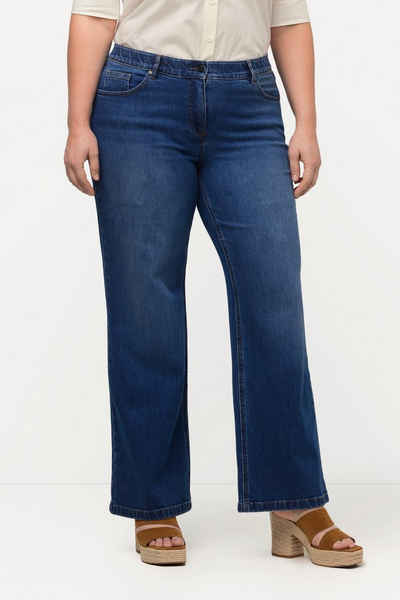 Ulla Popken Regular-fit-Jeans Marlenejeans Mary weites Bein Komfortbund