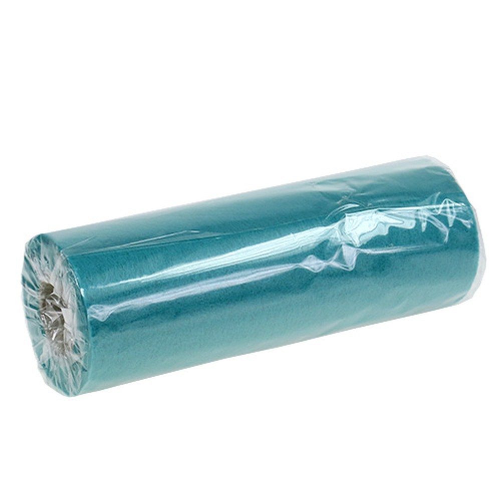 Florists Products Tischläufer Tischläufer Türkis 23cm x 25m Vlies Stoff für Hochzeit