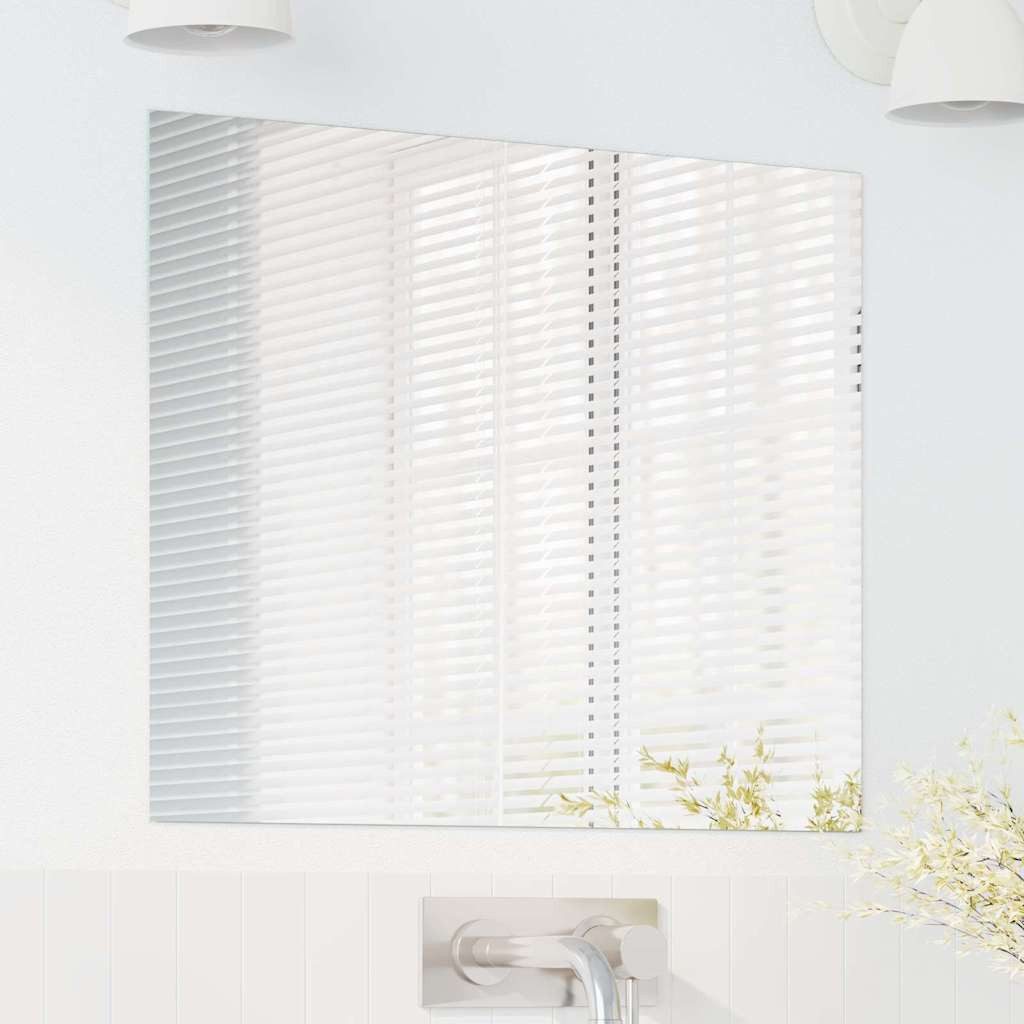 vidaXL Spiegel Wandspiegel Quadratisch 60 x 60 cm Gehärtetes Glas (1-St)