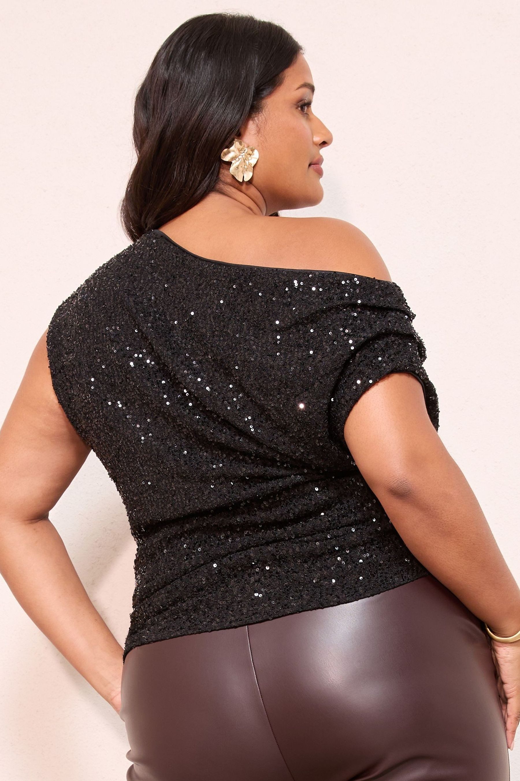 Friends Like These Paillettenshirt Friends Like These Asymmetrisches Top, C günstig online kaufen