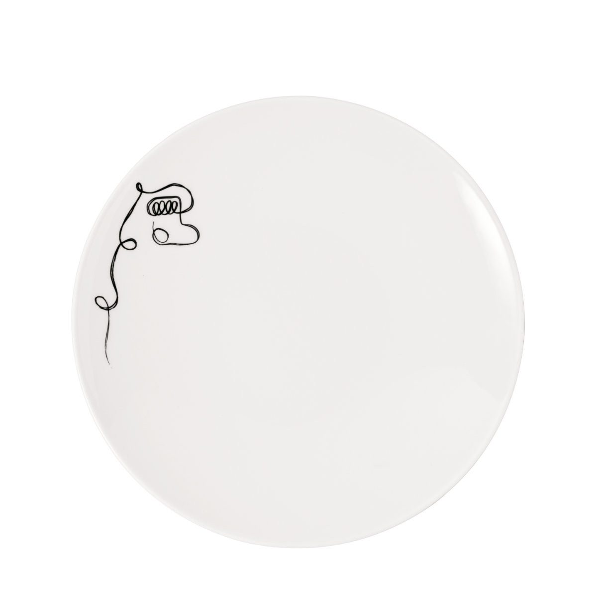 Villeroy & Boch Frühstücksteller Statement Lines Weihnachtsgeschirr, 21 cm