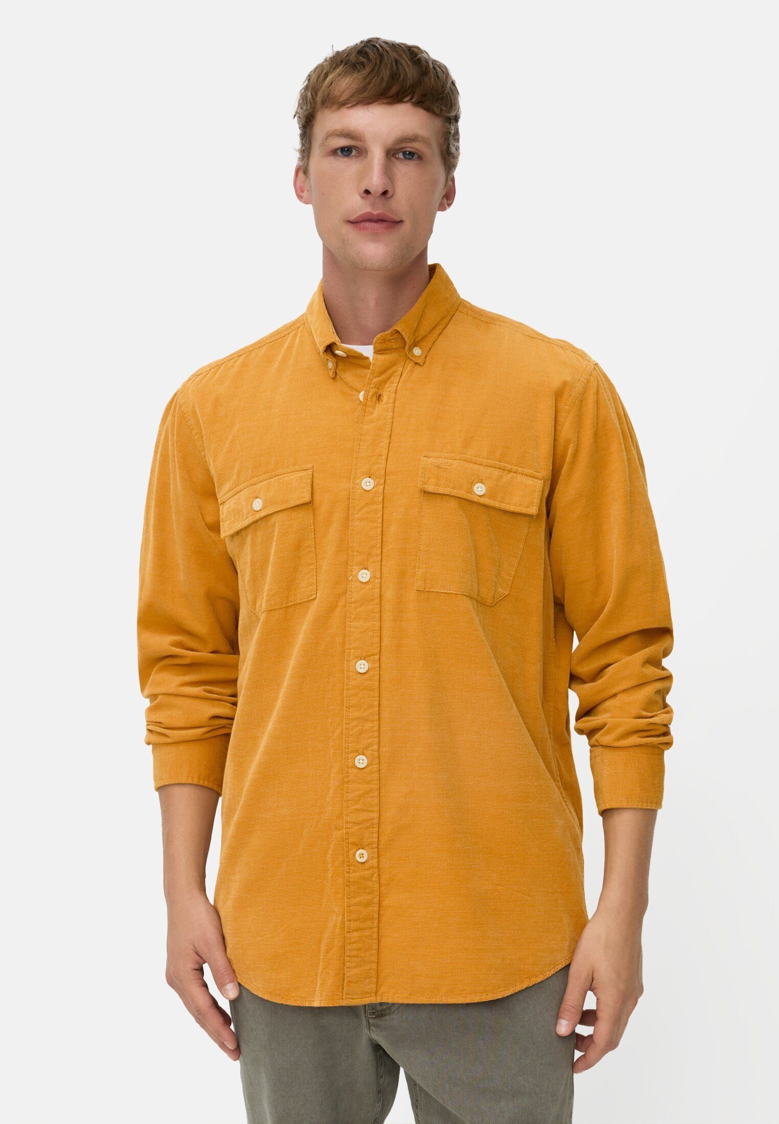 camel active Langarmhemd mit aufgesetzten Taschen günstig online kaufen