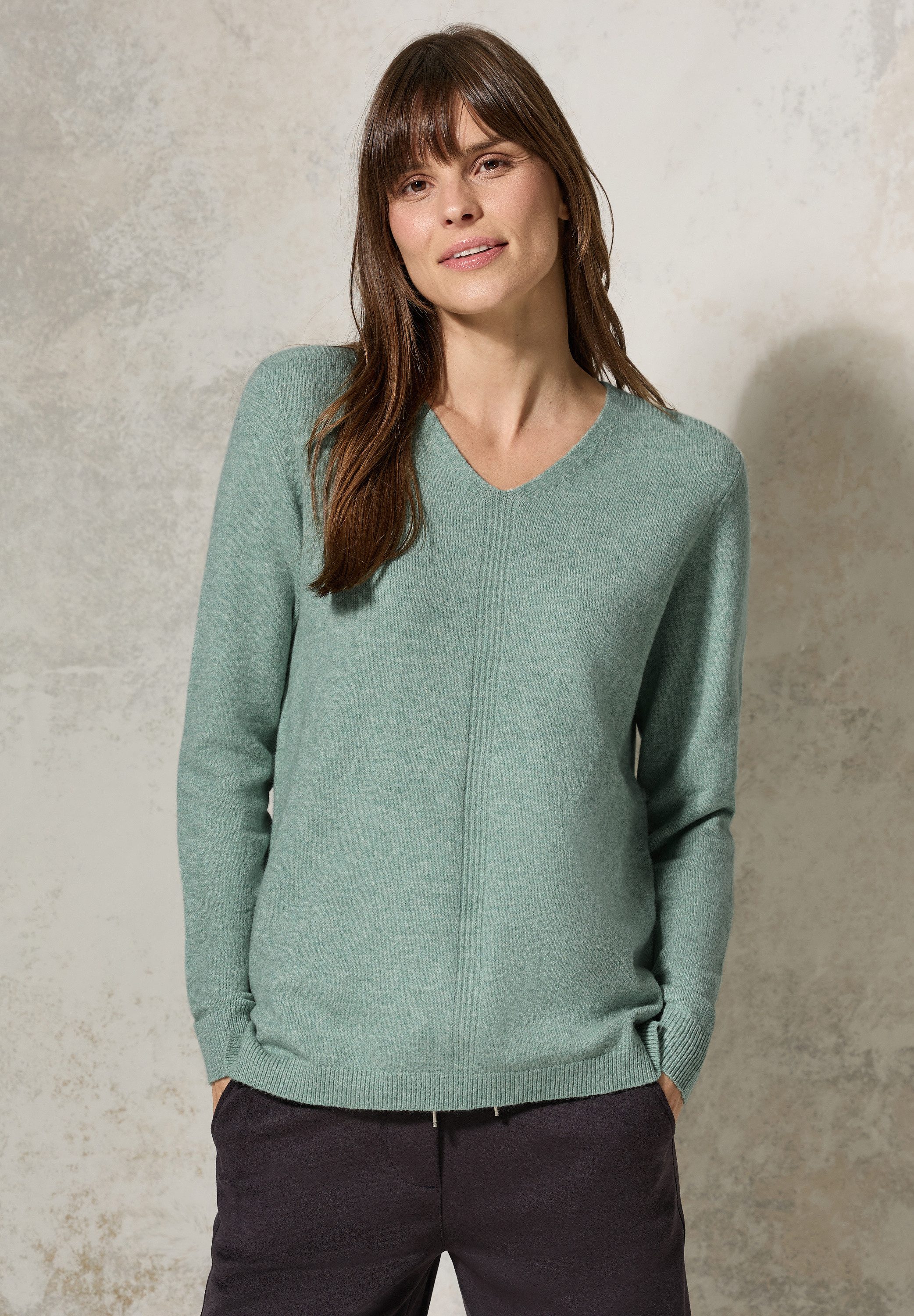 Cecil Strickpullover, mit Strick-Detail günstig online kaufen