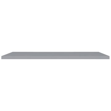 furnicato Wandregal Schwebende Wandregale 2 Stk. Grau 120x23,5x3,8 cm MDF