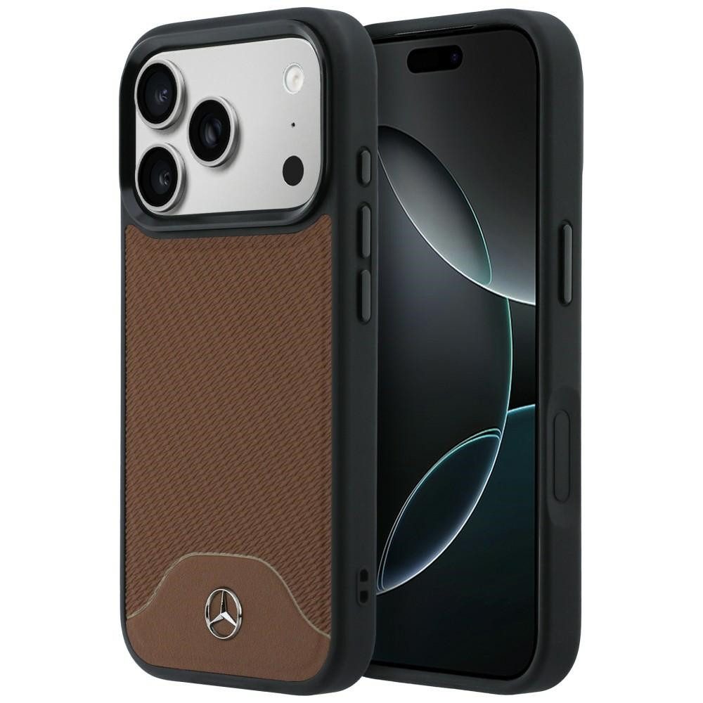 Mercedes Handyhülle Schutzhülle Smartphonehülle Magnethülle, MagSafe, Lederoptik, Sturz- und Kameraschutz