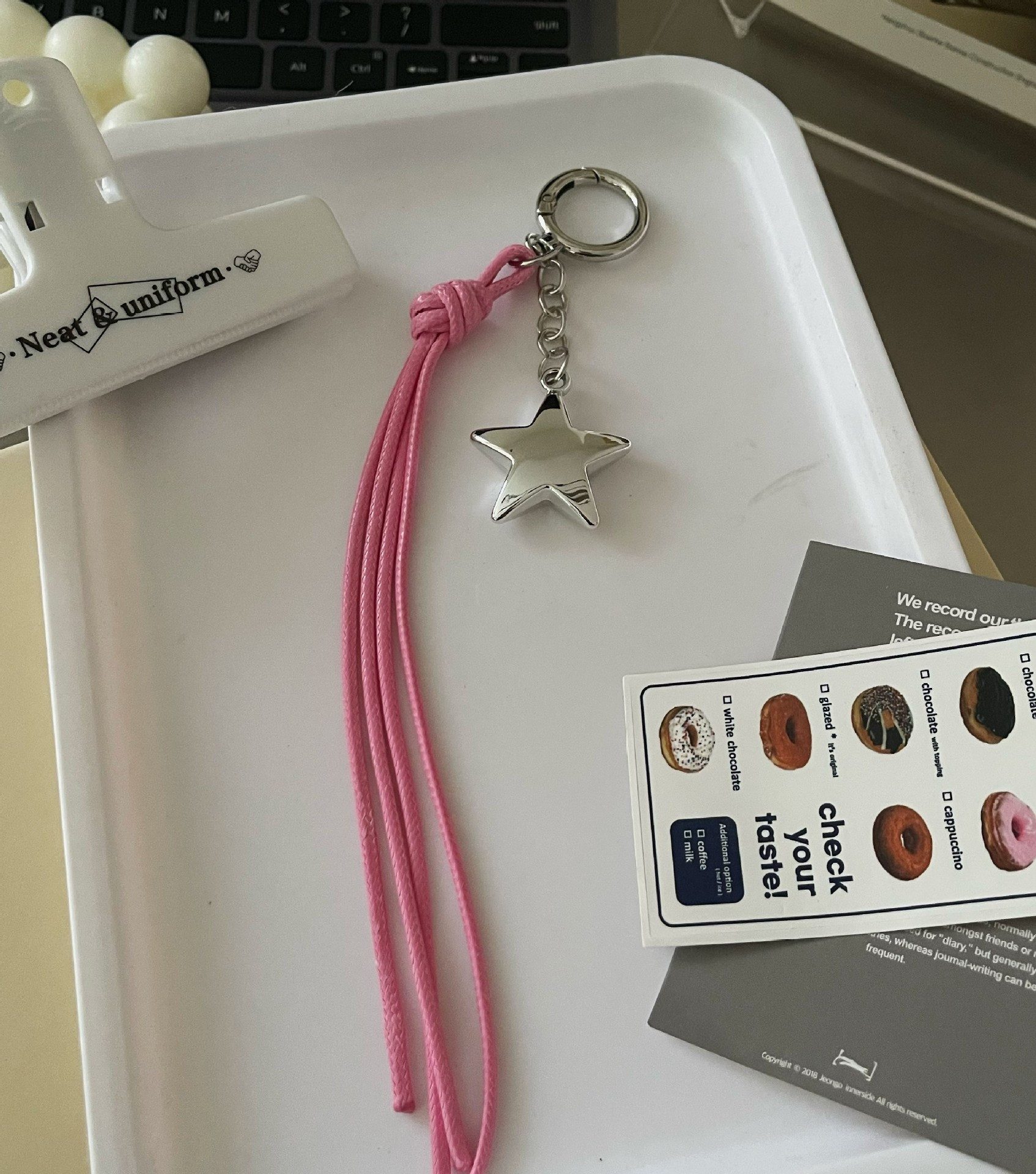 Cocopop Studio Taschenanhänger Taschenzubehör, Schlüsselanhänger mit Sternquaste