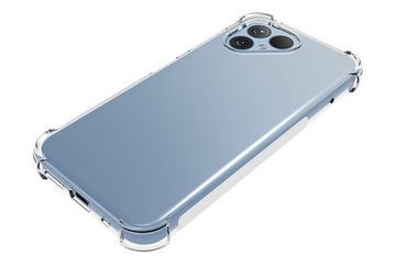 mtb more energy Smartphone-Hülle Clear Armor Soft für Fairphone 5 (6.46), mit Anti-Shock Verstärkung