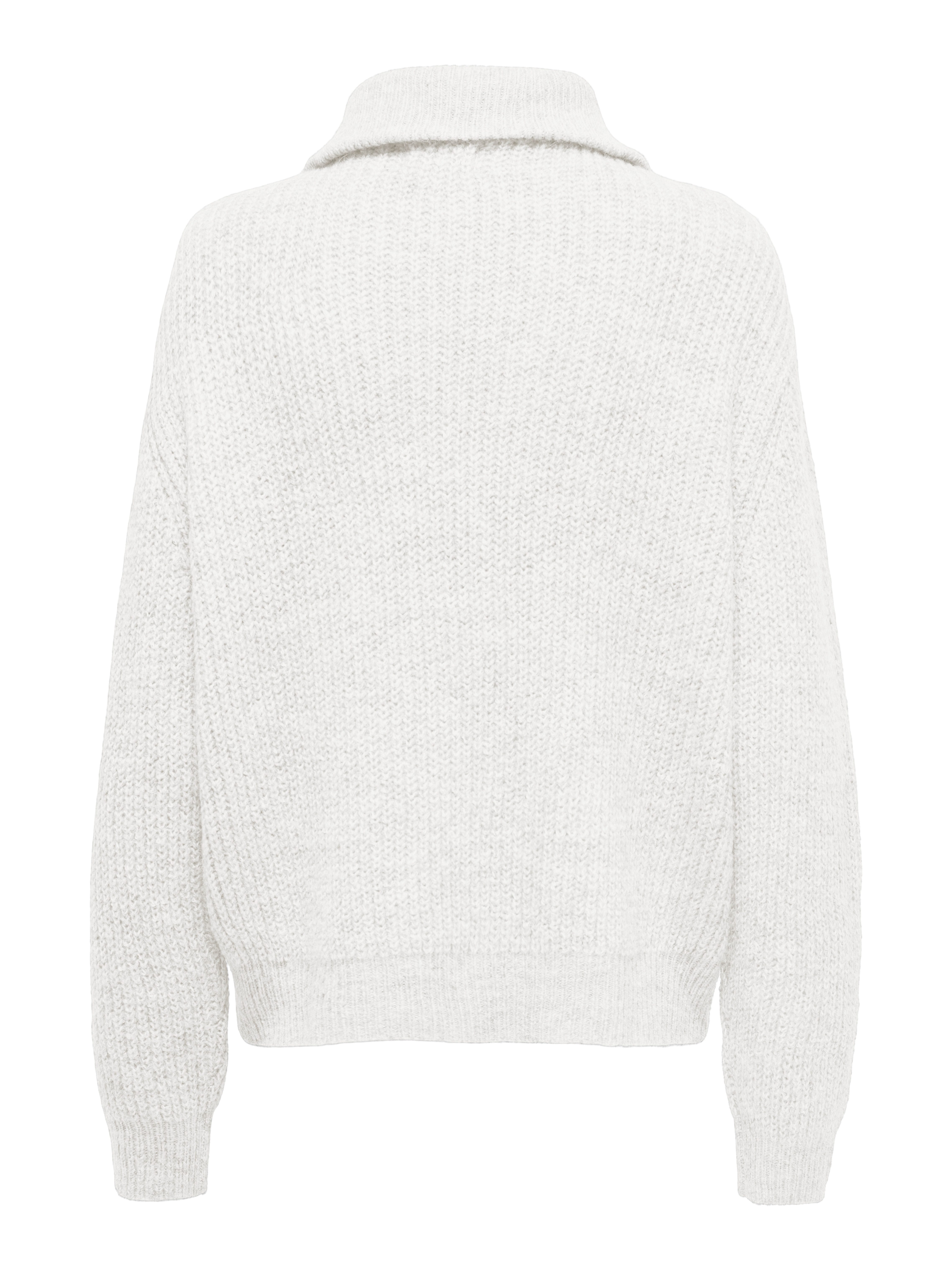 ONLY Strickpullover ONLBAKER L/S ZIP PULLOVER KNT NOOS