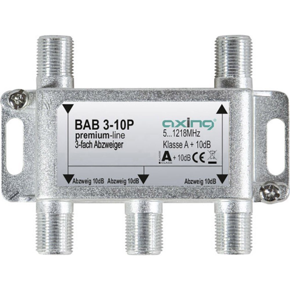 Axing BAB 3-10P Kabel-TV Abzweiger 3-fach 5 - 1218 MHz TV-Kabel