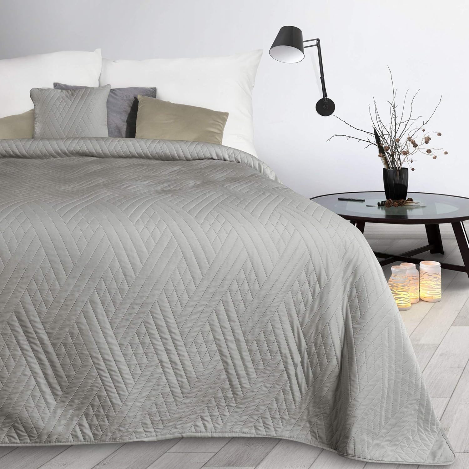 Design91 Bettüberwurf Zweiseitige Decke, dekorative Decke günstig online kaufen