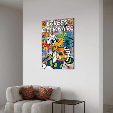 Art100 Leinwandbild Forbes Burger Pop Art Leinwandbild Kunst