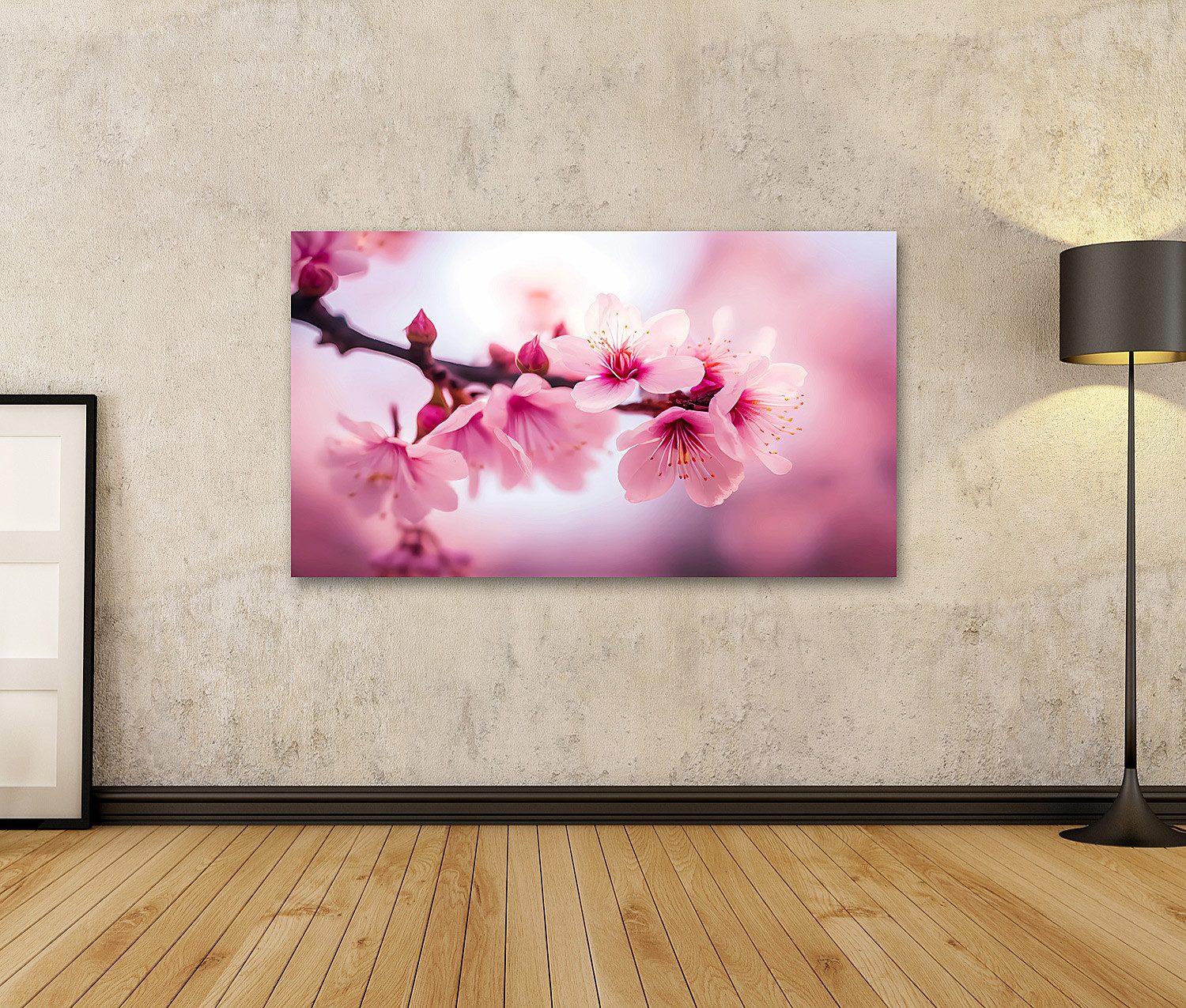 islandburner Leinwandbild Kirschblüte Bilder