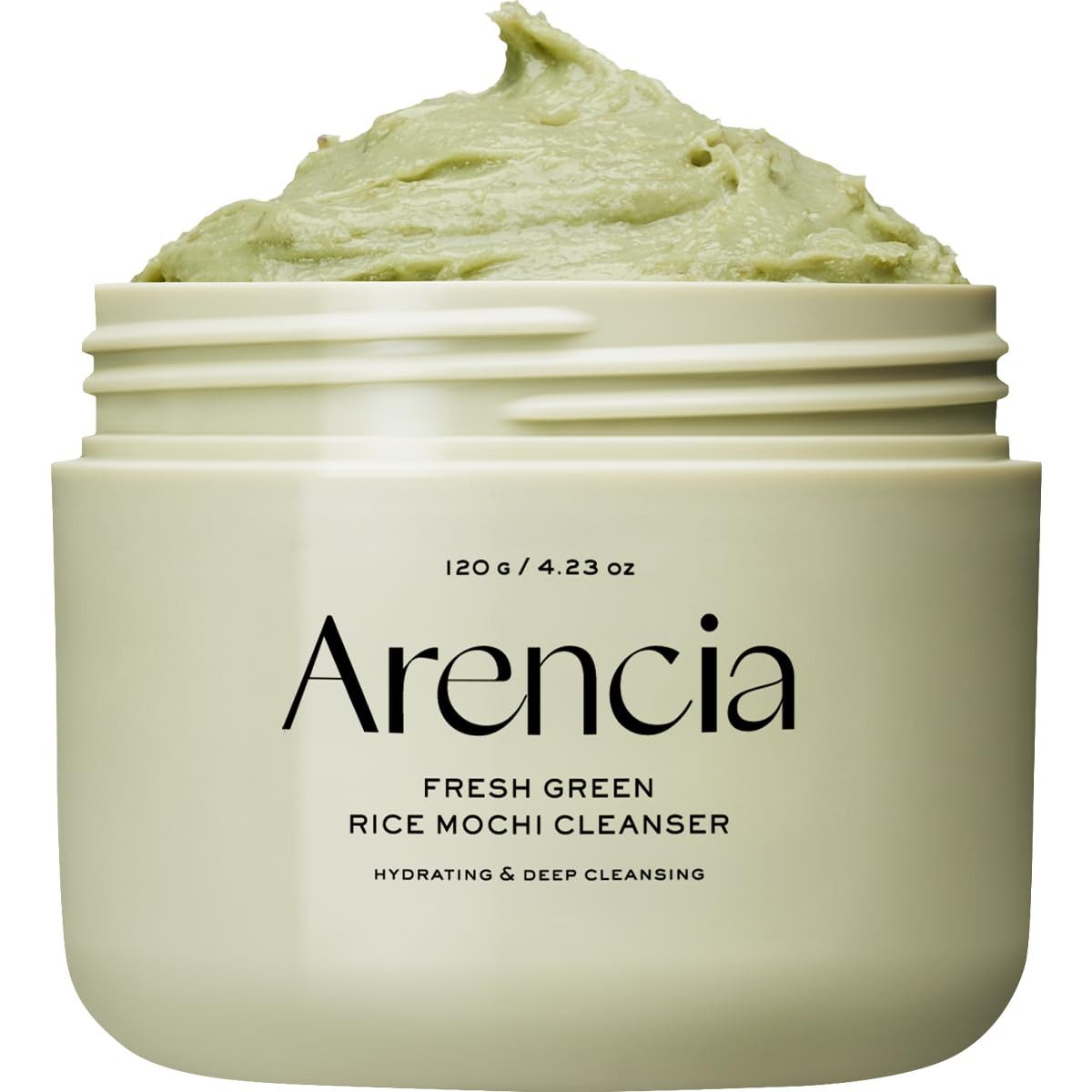 Arencia Gesichts-Reinigungsmousse Fresh Green Rice Mochi Cleanser, 3‑in‑1 Reinigung, Peeling & Maske