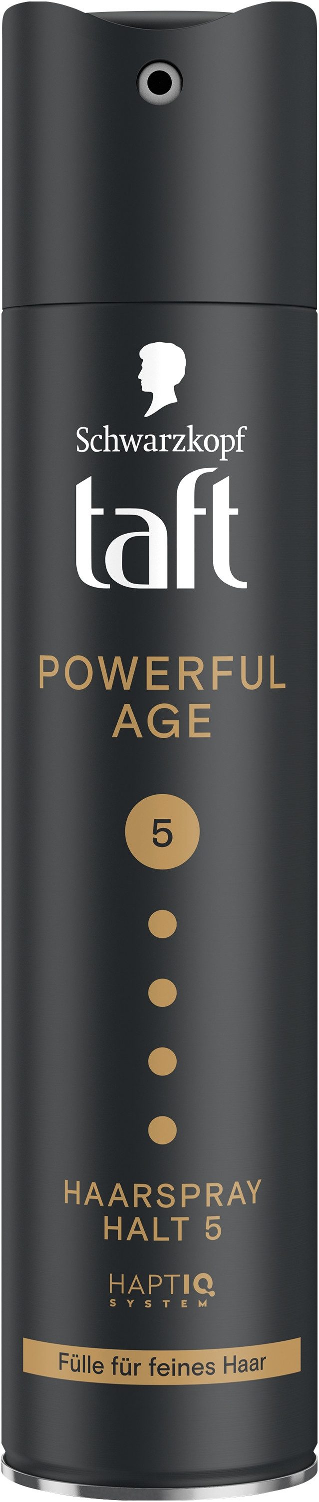 Taft Haarspray Powerful Age, 250 ml, 1-tlg., Haarstyling, HaptIQ System