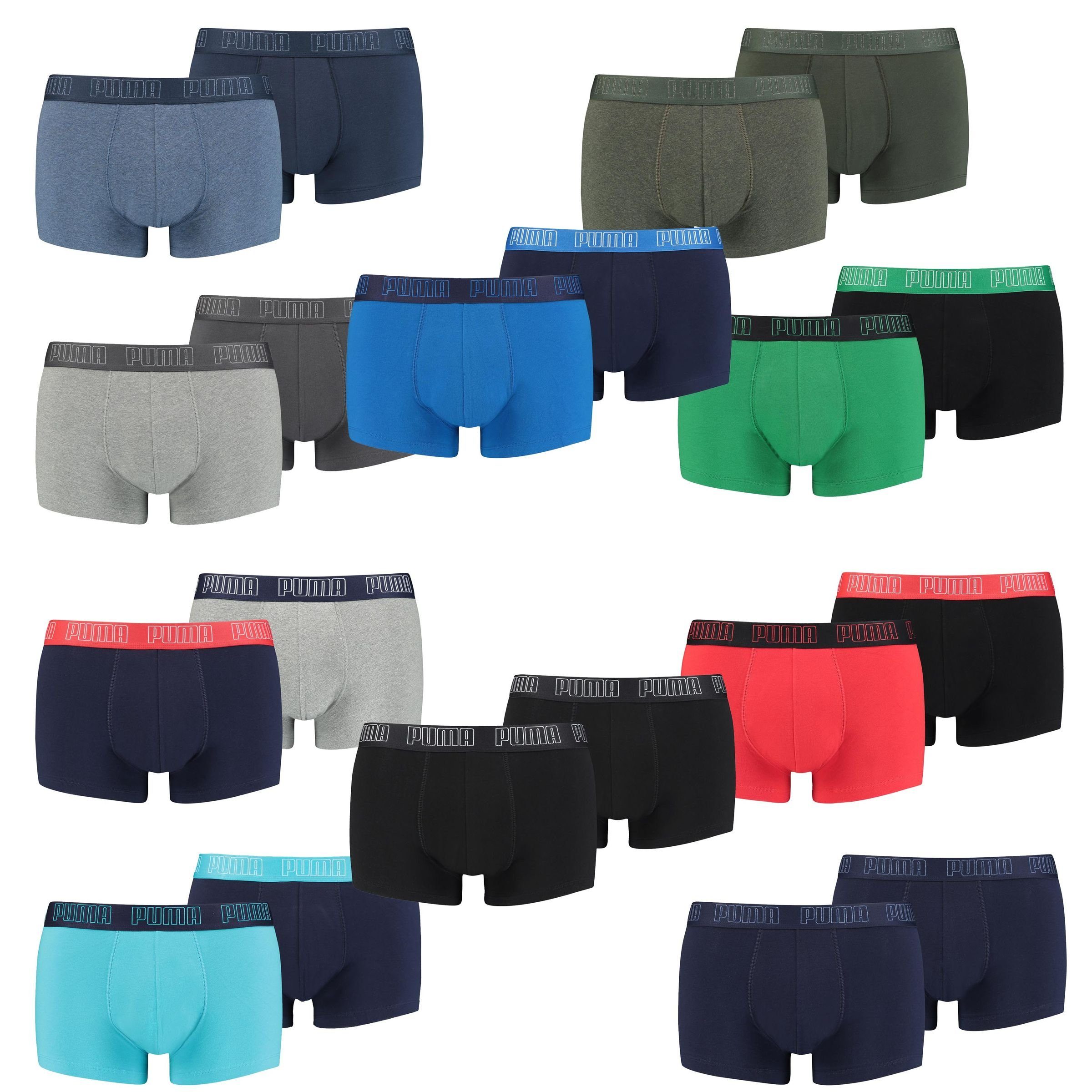 PUMA Boxershorts PUMA BASIC TRUNK 4P günstig online kaufen