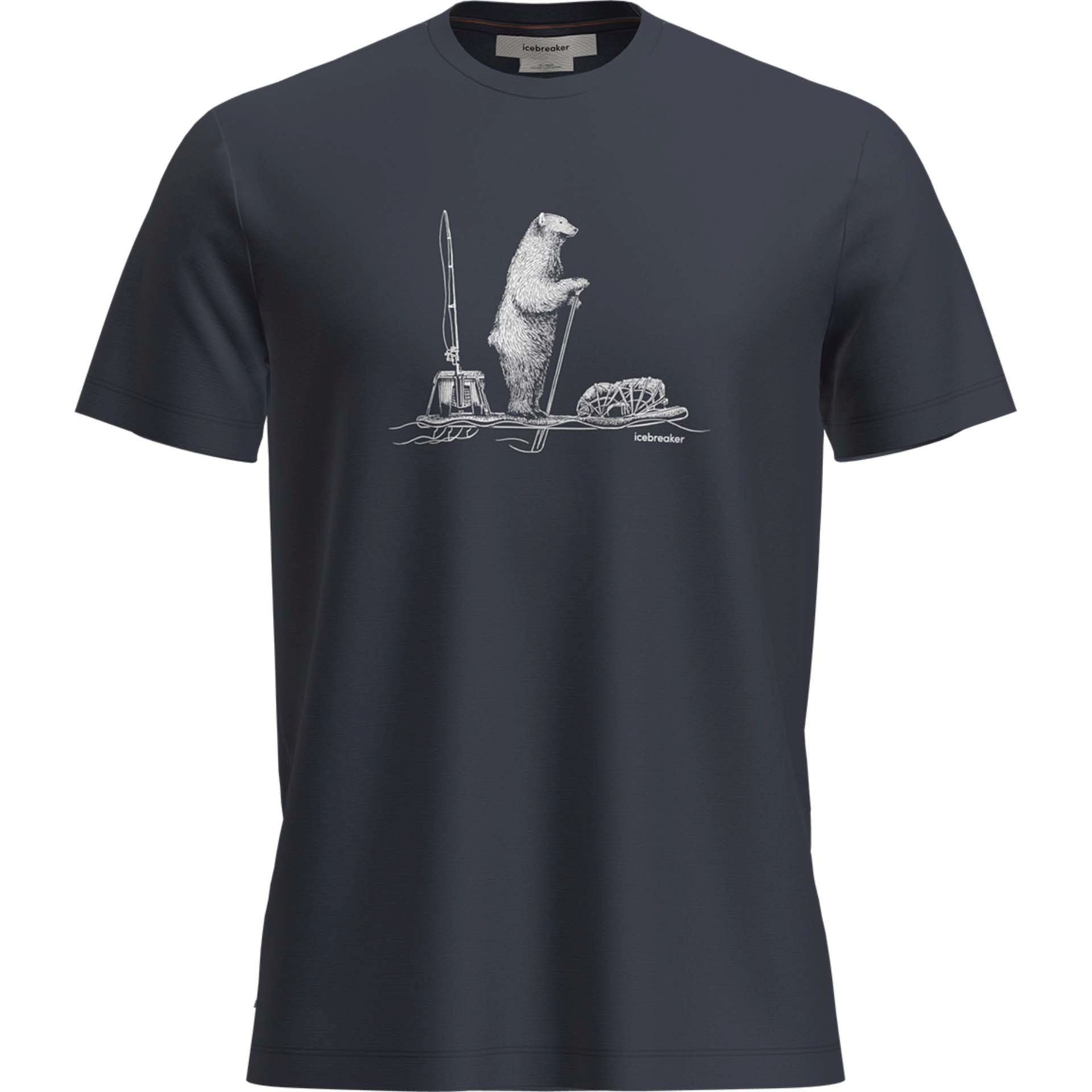 T-Shirt Merino 150 Tech Lite Tee Polar Paddle (Merinowolle) navyblau Herren