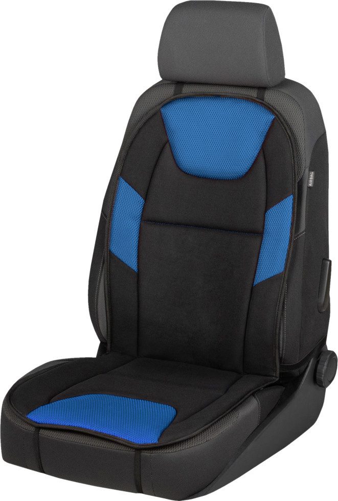 WALSER Autositzbezug Walser PKW Sitzaufleger Norris blau-schwarz – Bild 2 von 2