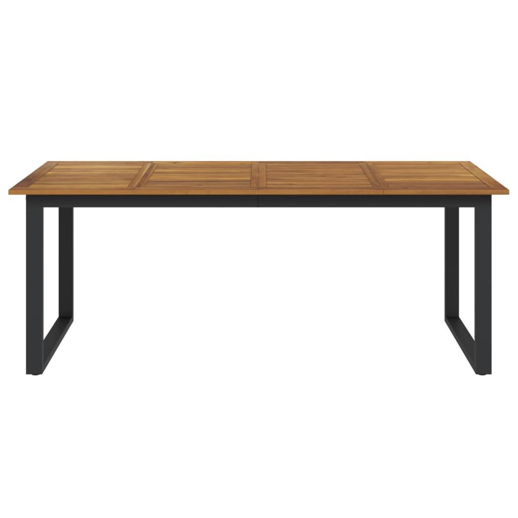 Vidaxl Gartentisch Mit Beinen In U-form 200x90x75 Cm Massivholz Akazie günstig online kaufen