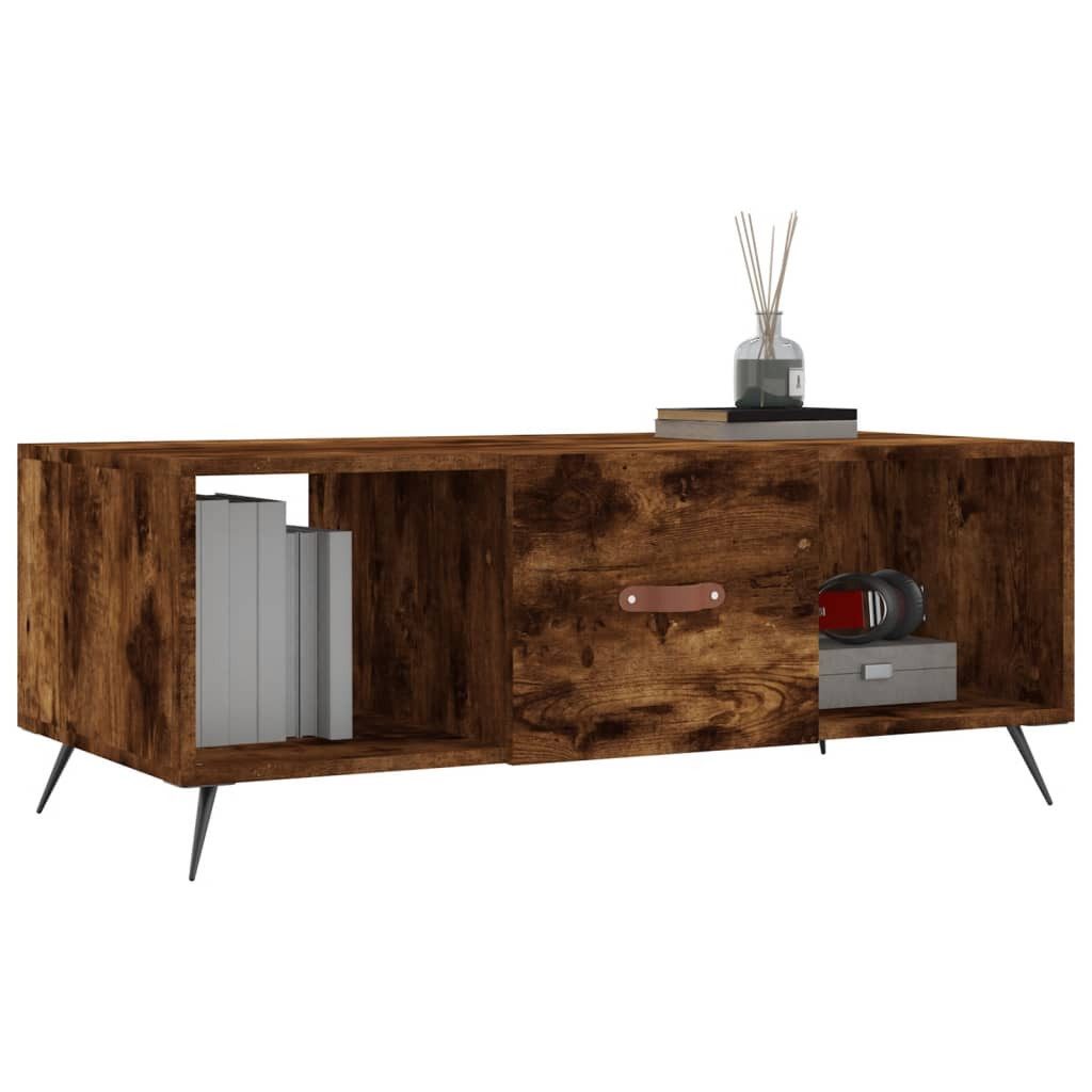 vidaXL Couchtisch Couchtisch Räuchereiche 102x50x40 cm günstig online kaufen