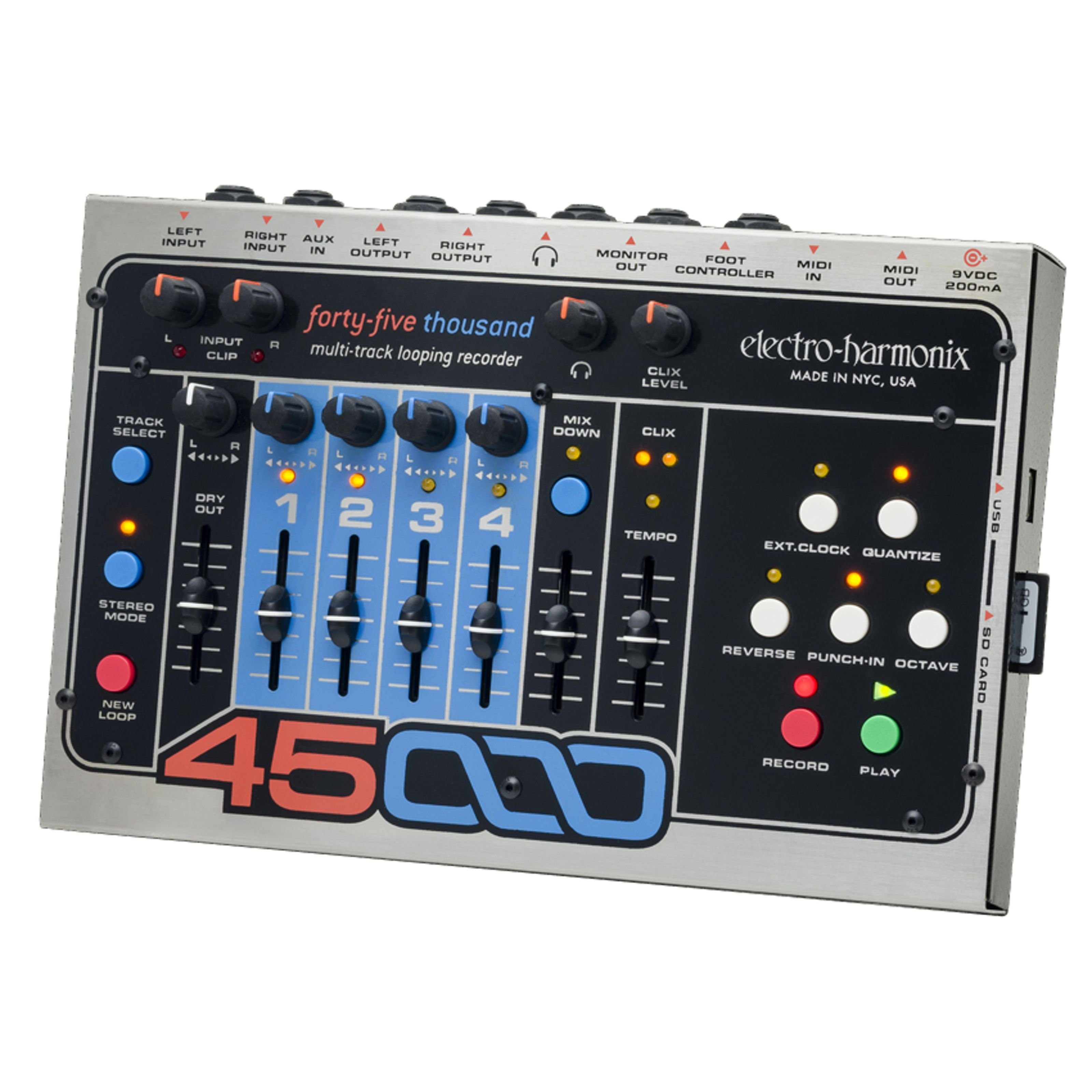 Electro Harmonix Musikinstrumentenpedal, (Effekte, Looper/Loop Recorder), 45000 MultiTrack