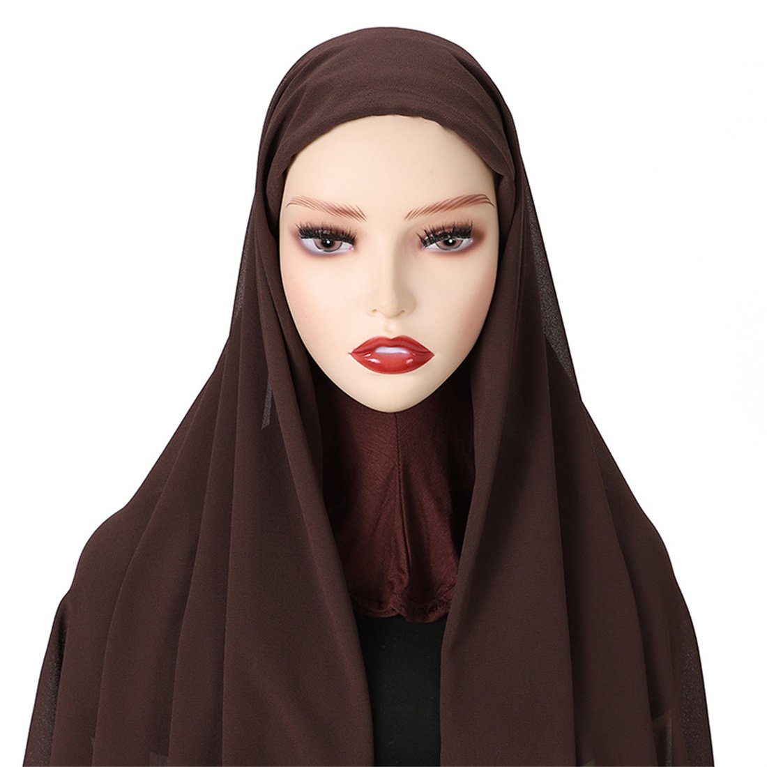 Frauenkopfbedeckung Grau Sarong, DÖRÖY Sarong, Seidenschal Kopfbedeckung