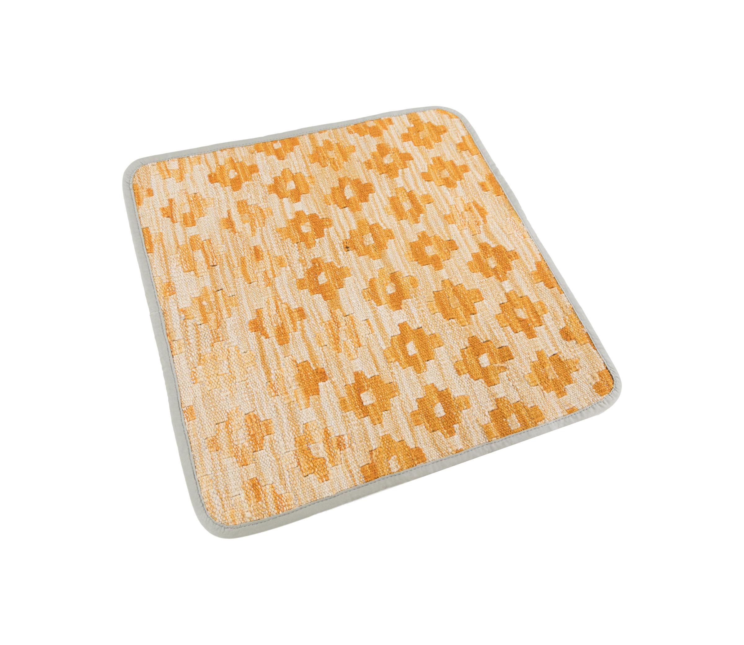 Nain Trading Orientteppich Kelim Afghan Kissenbezug 45x45 Handgewebter Orientteppich Quadratisch, quadratisch, Höhe: 5 mm