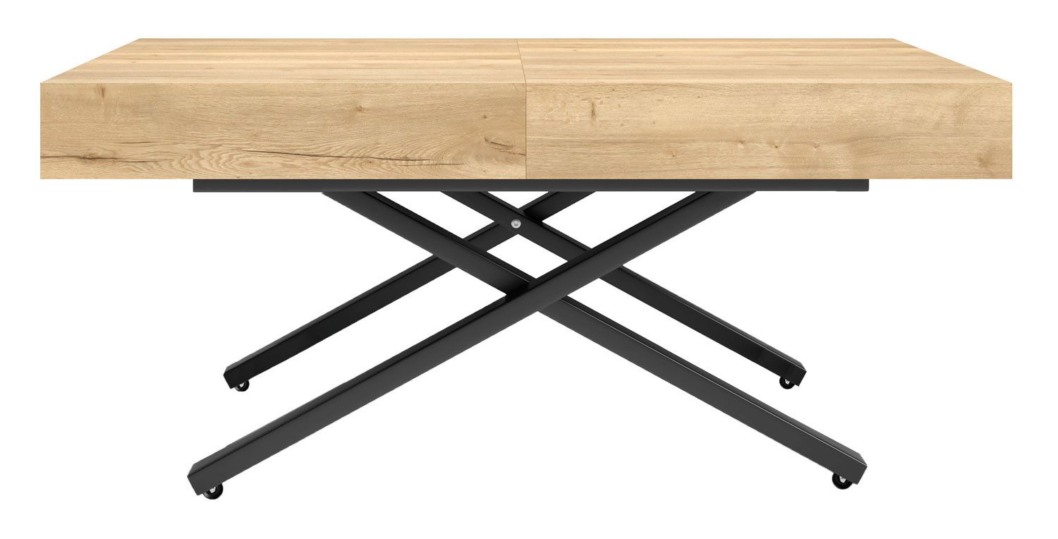 FeldmannWohnen Esstisch Sanna X (Ausziehbar von 120cm auf 200cm