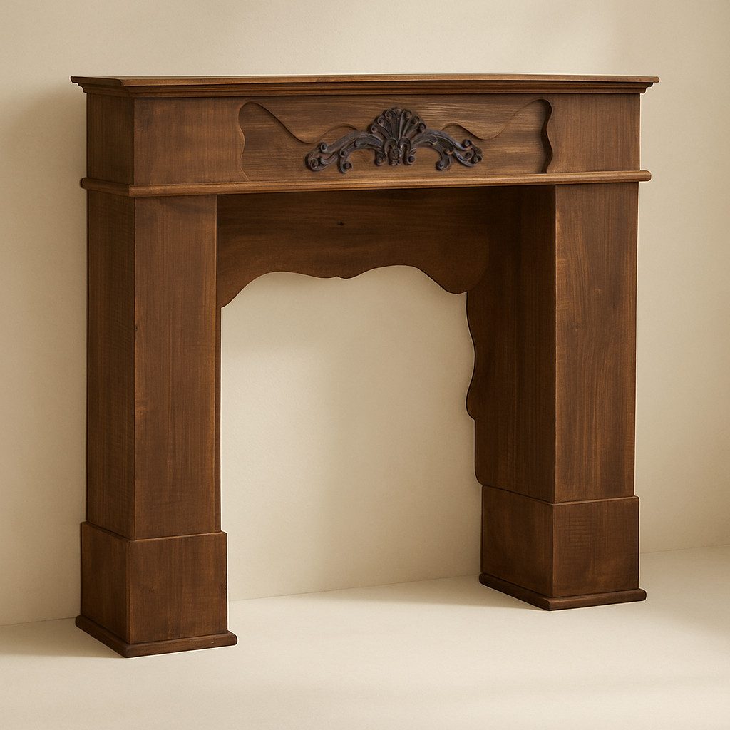 Mirabeau Kaminumbauschrank Dekokamin Margaux, Kaminkonsole aus Holz im Vint günstig online kaufen