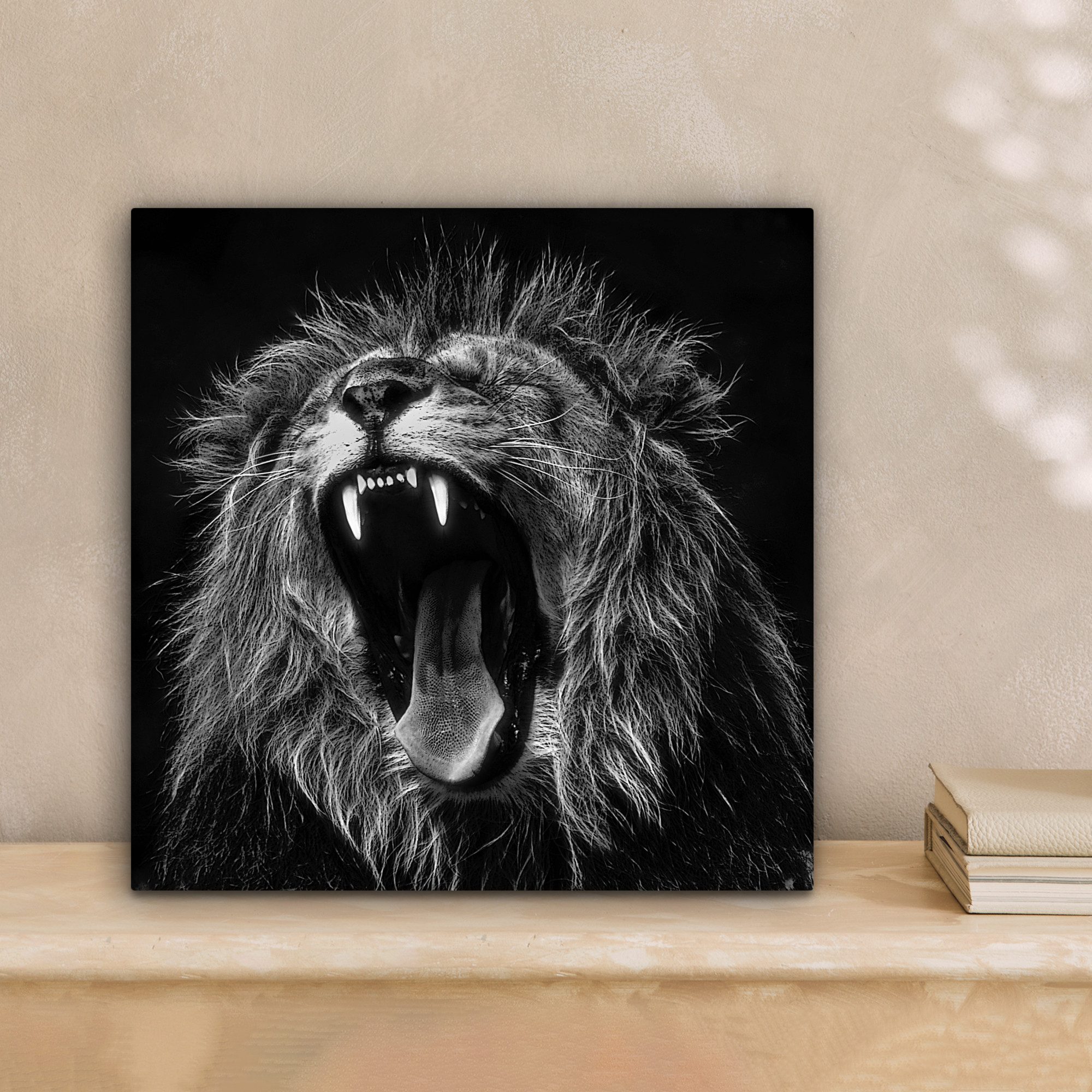 OneMillionCanvasses® Leinwandbild Löwen - Profil - günstig online kaufen