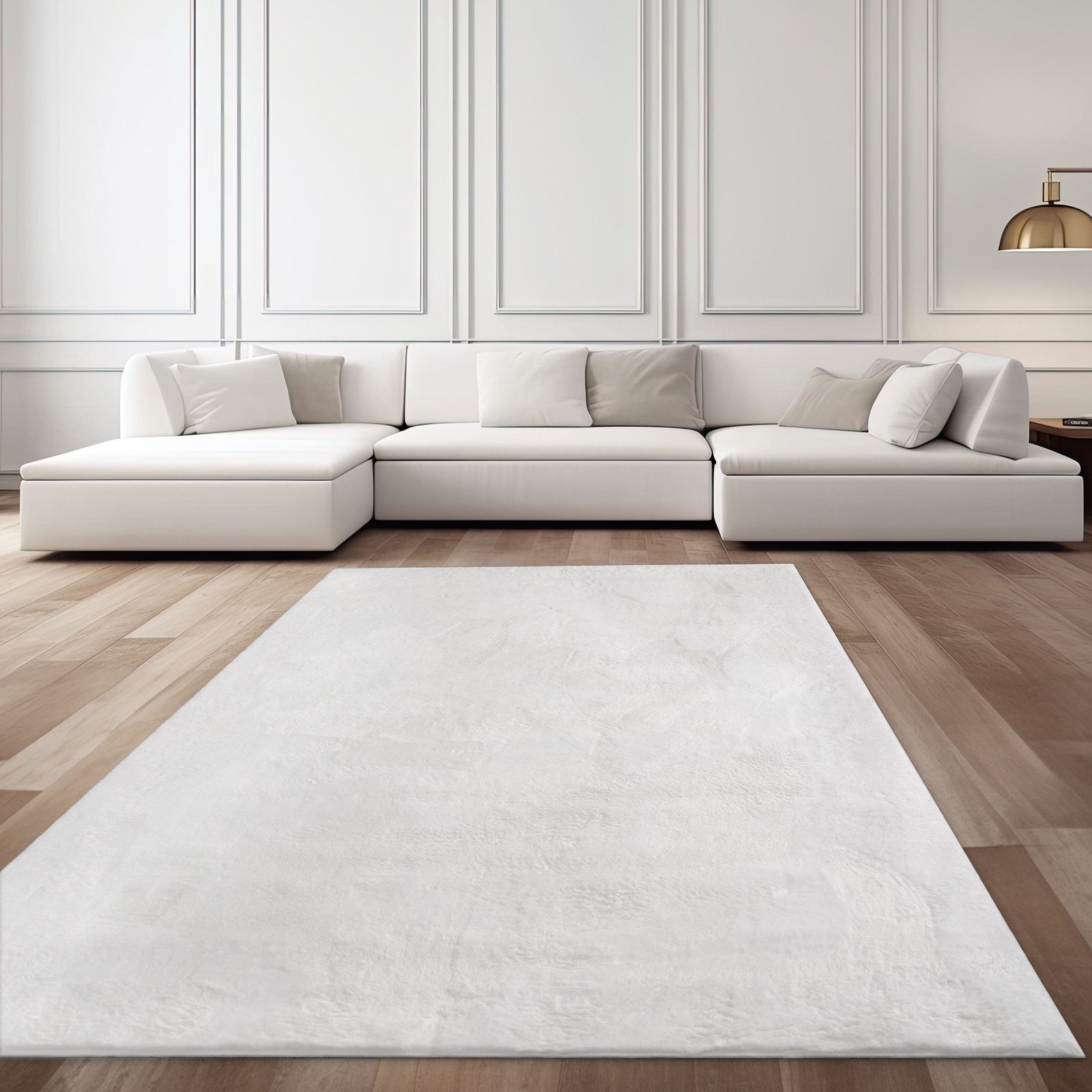 TaCa Home Teppich Flauschiges Hasenfell Imitat, günstig online kaufen
