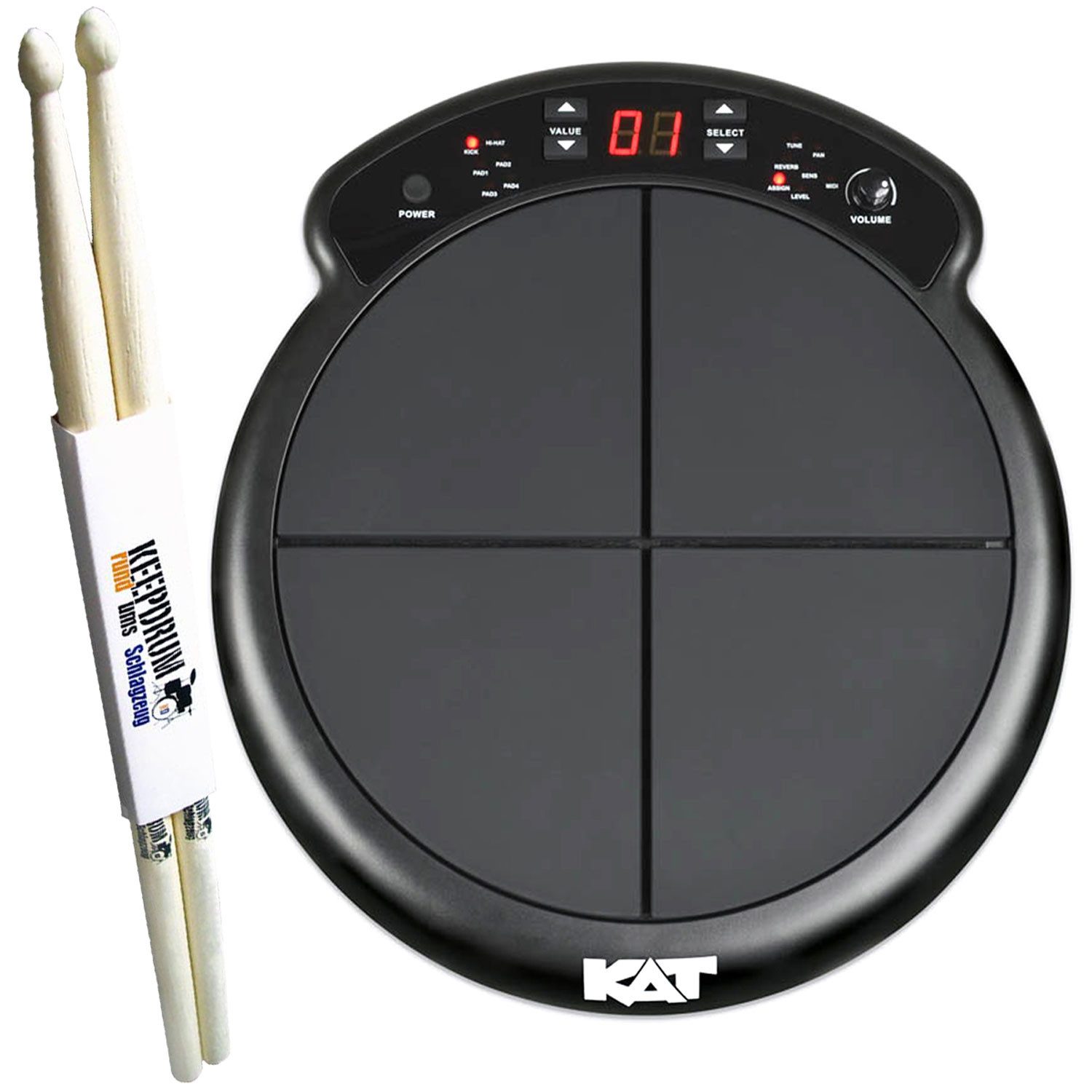 KatPercussion EDrum Pads KAT KTMP1 EDrum Percussion Pad mit