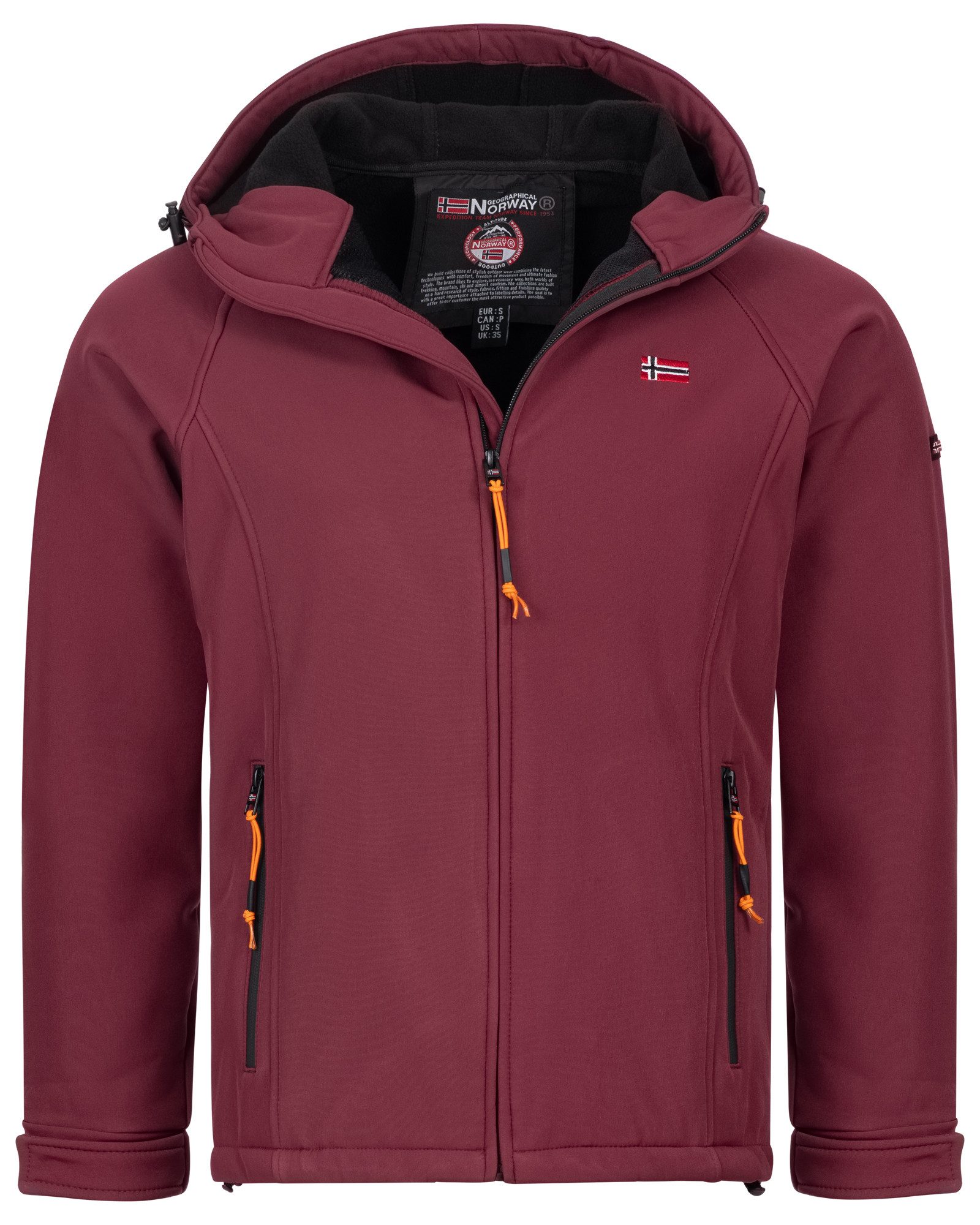 Geographical Norway Softshelljacke Herbst Winter Jacke Softshell Jacke Regen Outdoor Übergangs Jacke