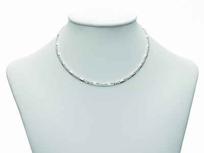 Adelia´s Silberkette 925 Silber Fantasie Halskette 50 cm Ø 2,6 mm, Silberschmuck für Damen