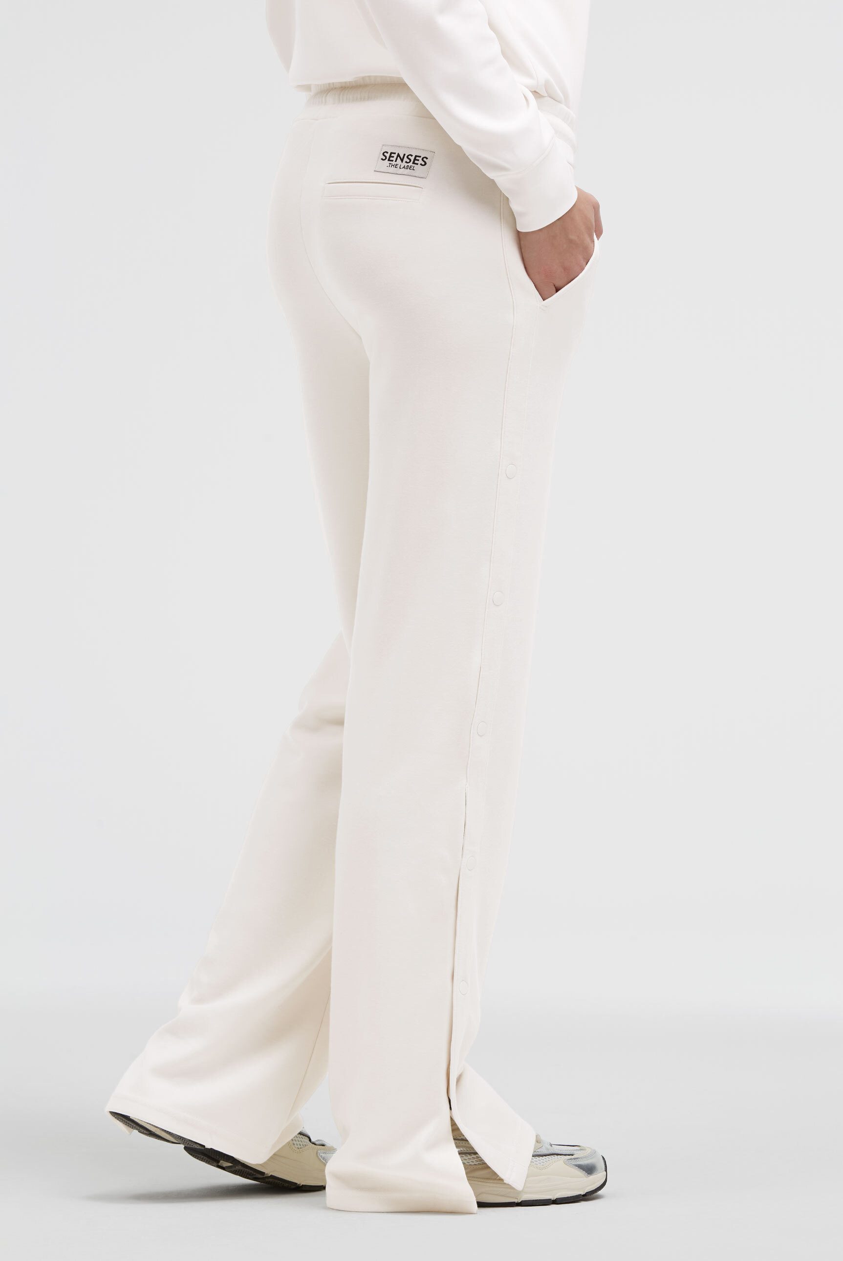 SENSES.THE LABEL Stoffhose mit Elastikbund & seitlichen Taschen