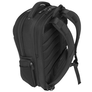 Targus Laptoprucksack Corporate Traveller (15-15.6), Militärstandard 1680D, SafePort x D3O Fall- und Seitenschutz