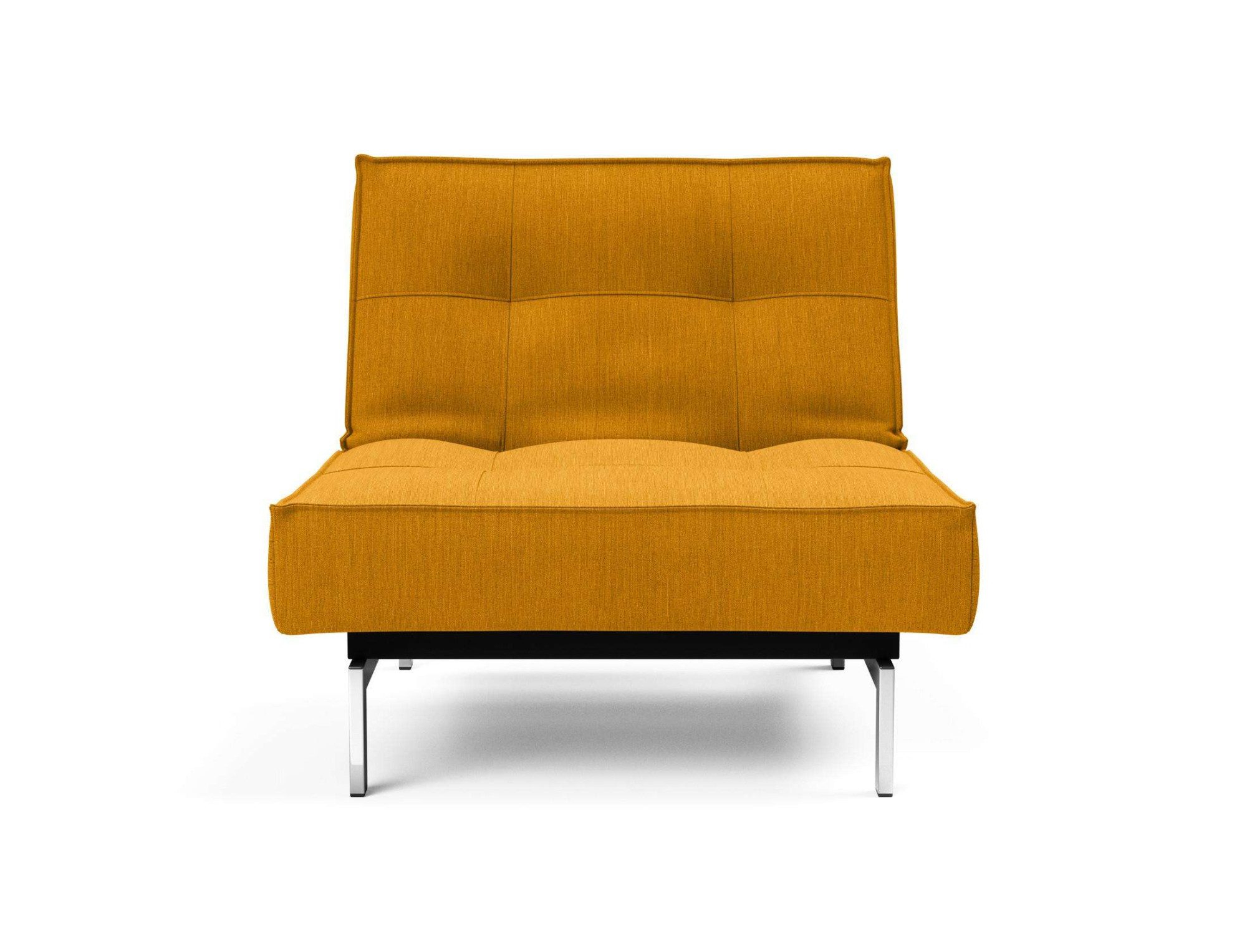 INNOVATION LIVING ™ Sessel Splitback, mit chromglänzenden Beinen, in skandinavischen Design
