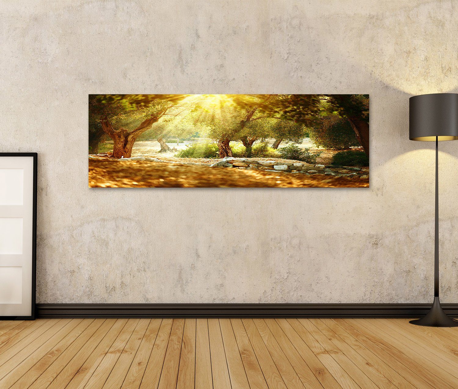islandburner Leinwandbild Bild auf Leinwand Olive günstig online kaufen