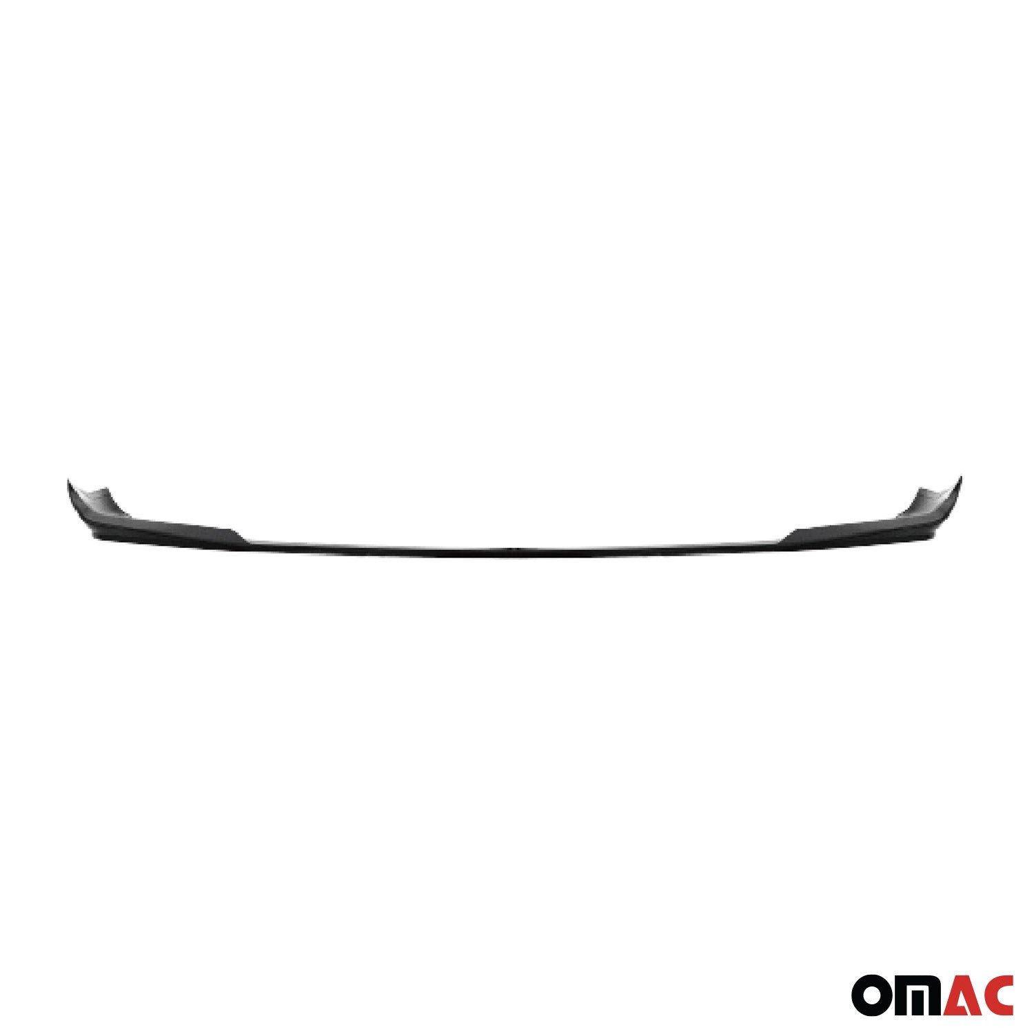 OMAC Frontstoßstange 2021-25 BMW 5er G30 M5 Frontspoiler Lippe Stoßstange Splitter Schwarz, 1-St.