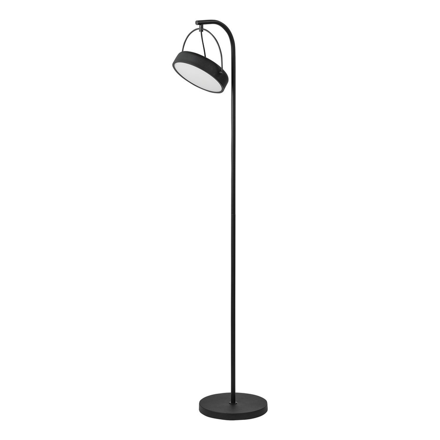Licht-Erlebnisse Stehlampe KORENAR, LED fest integriert, Warmweiß, LED 143 cm 3000 K 590 lm Modern