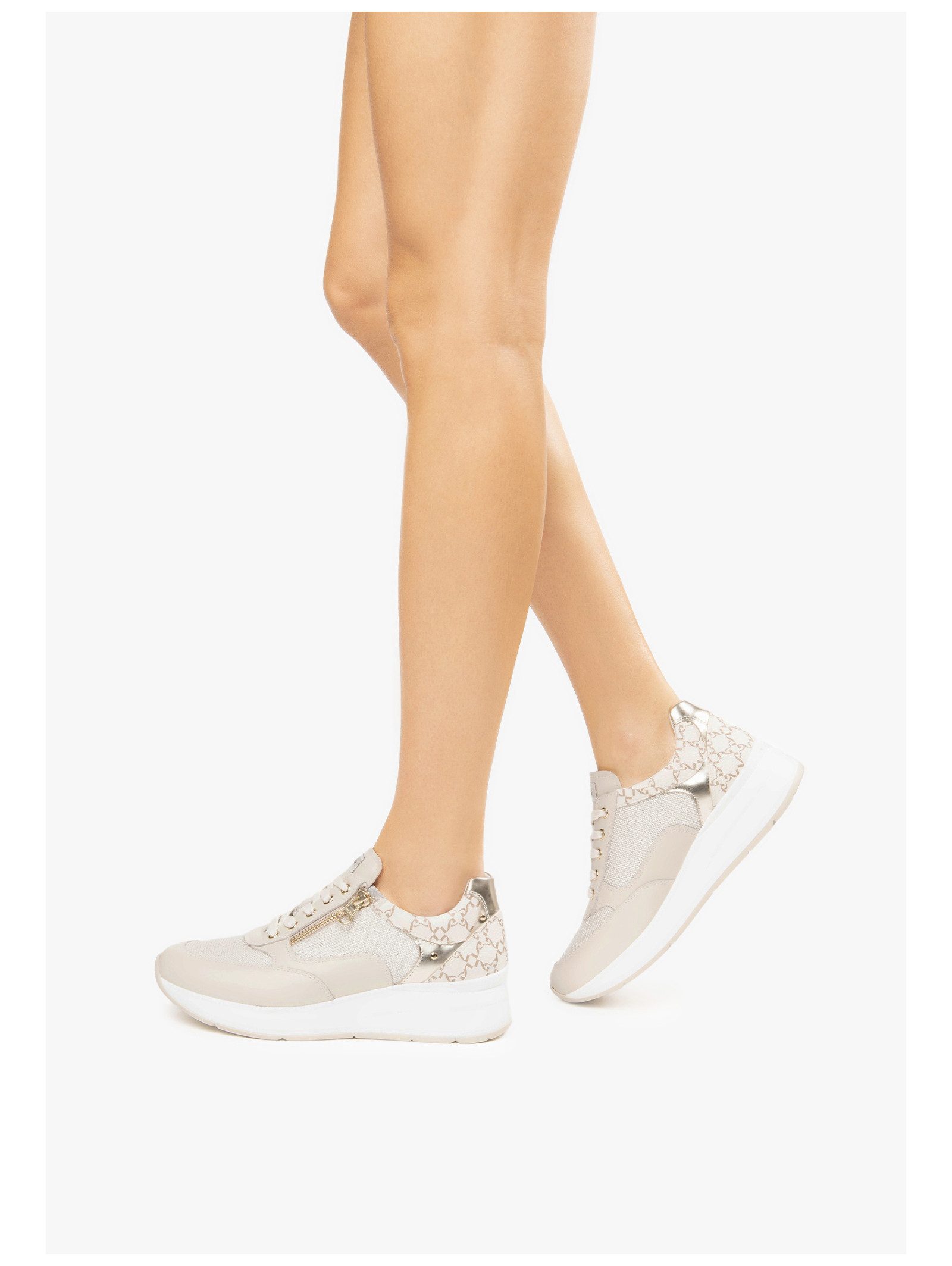 Nero Giardini Nero Giardini Sneaker Lederimitat/Textil Plateausneaker