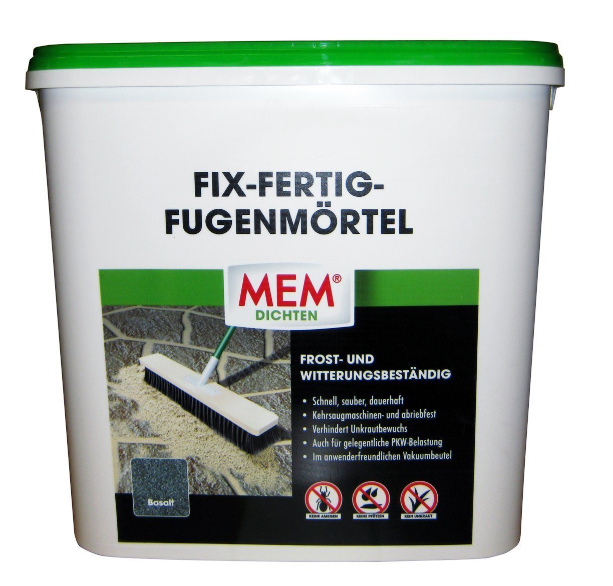 MEM Bauchemie Fugenmörtel MEM Fix Fertig Fugenmörtel Basalt 25 Kg