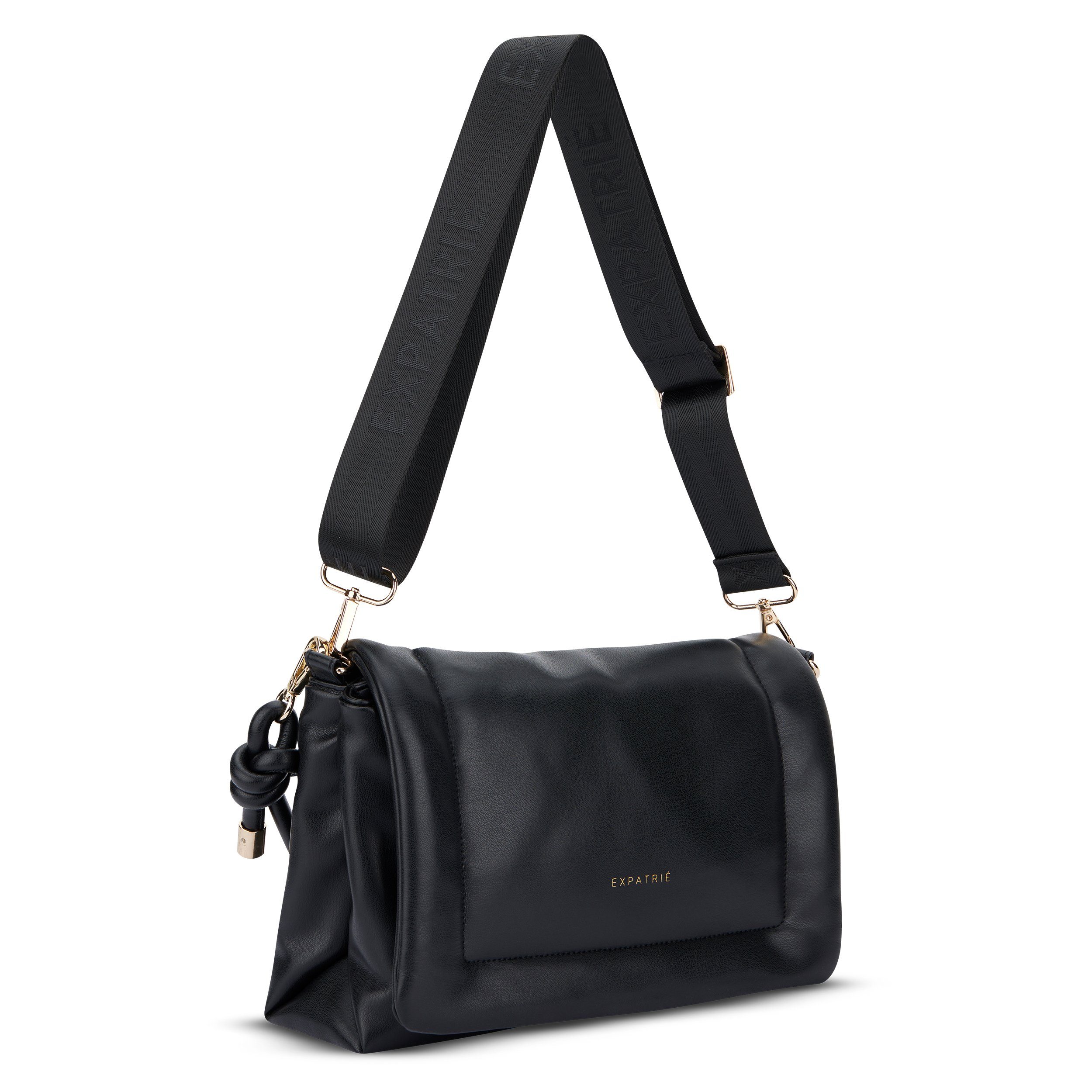 Expatrié Umhängetasche Zoe Medium Handtasche Damen Stylische Tasche, Veganes Kunstleder, Verstellbarer Schultergurt