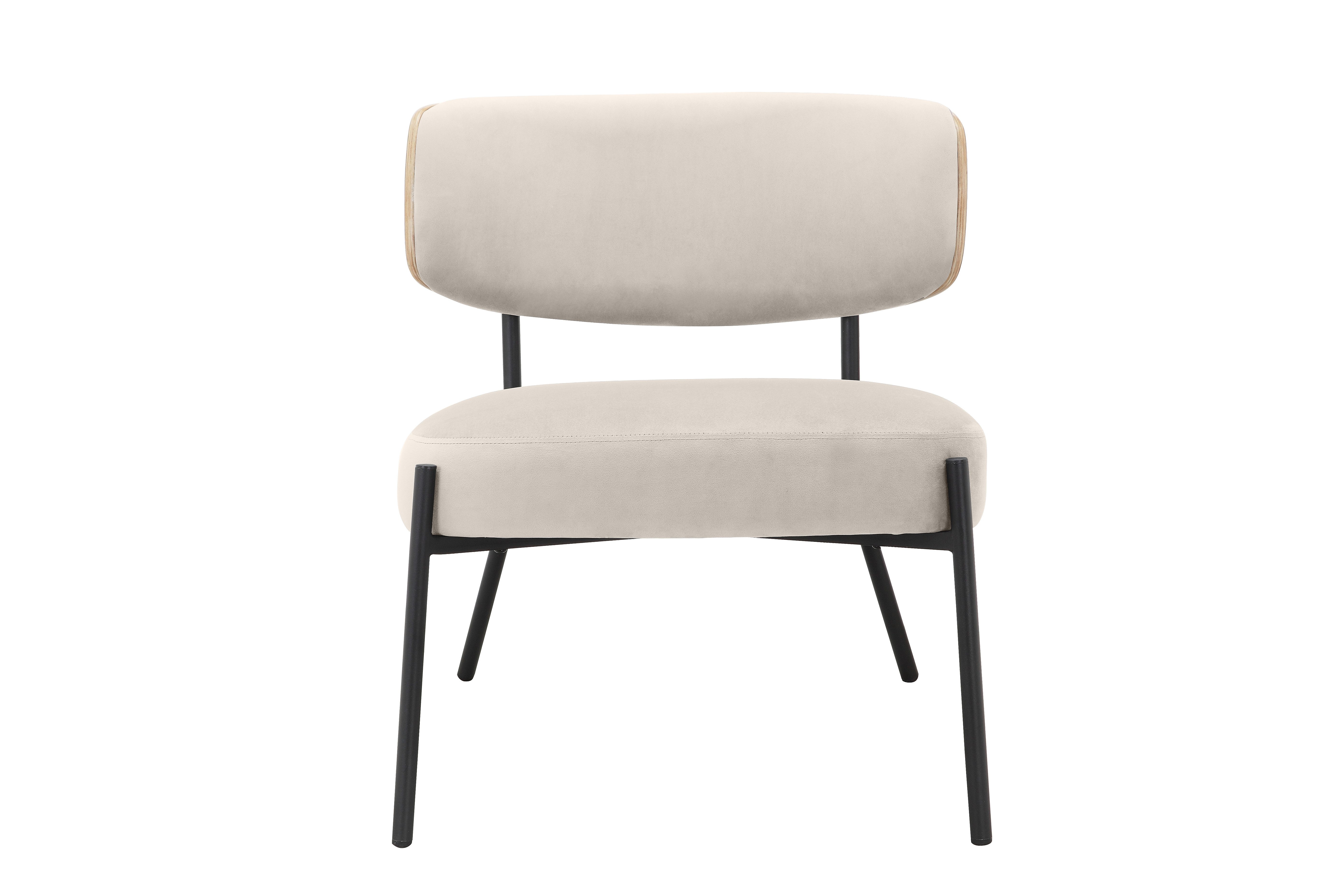 loft24 Sessel Tom - Relaxstuhl Loungestuhl Fernsehsessel Stuhl mit Hocker (2-St., Stuhl mit Hocker), Polsterstuhl mit Hocker, Metallgestell, modernes Design