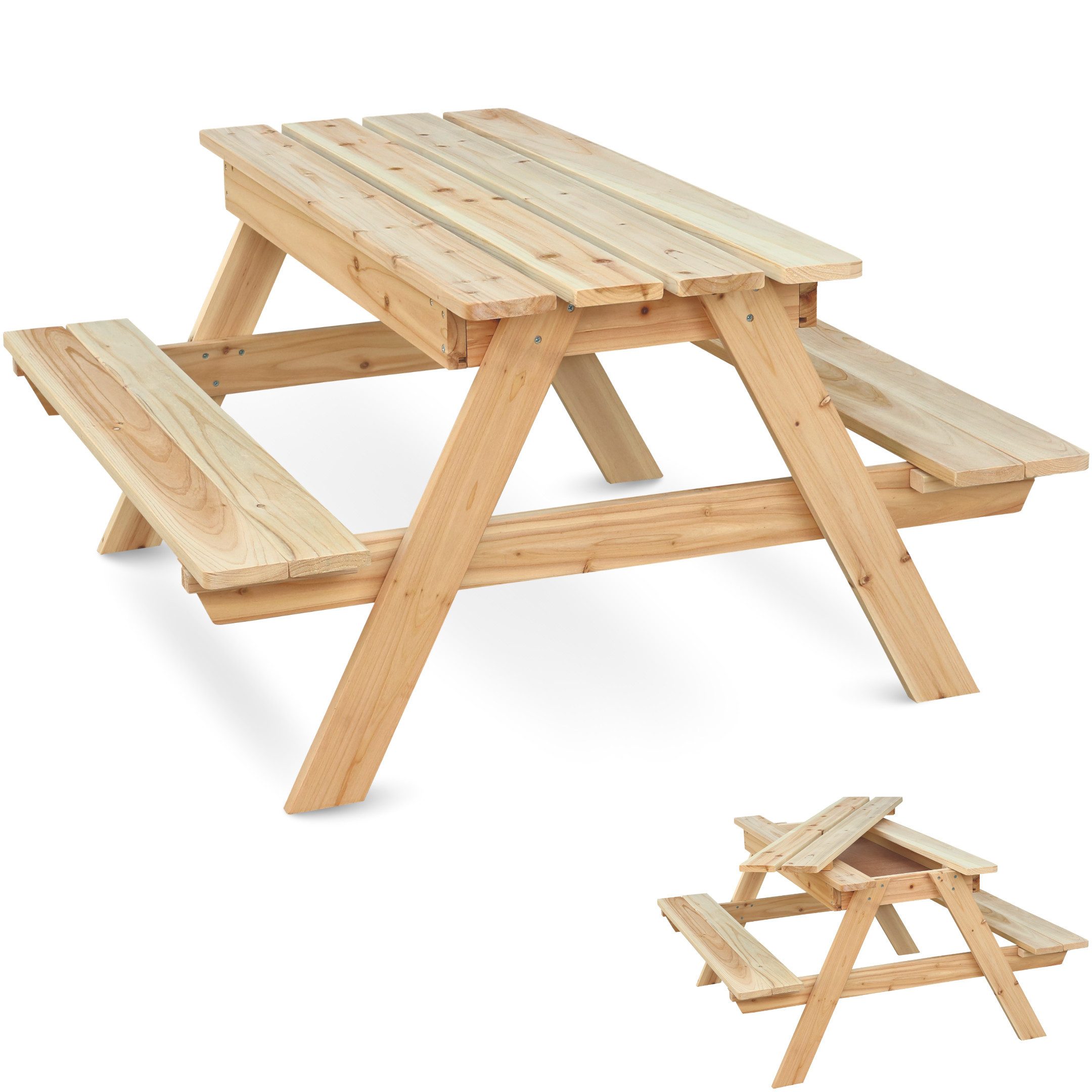 holz4home® Gartenbank Picknickbank Outdoor Sitzgruppe aus günstig online kaufen
